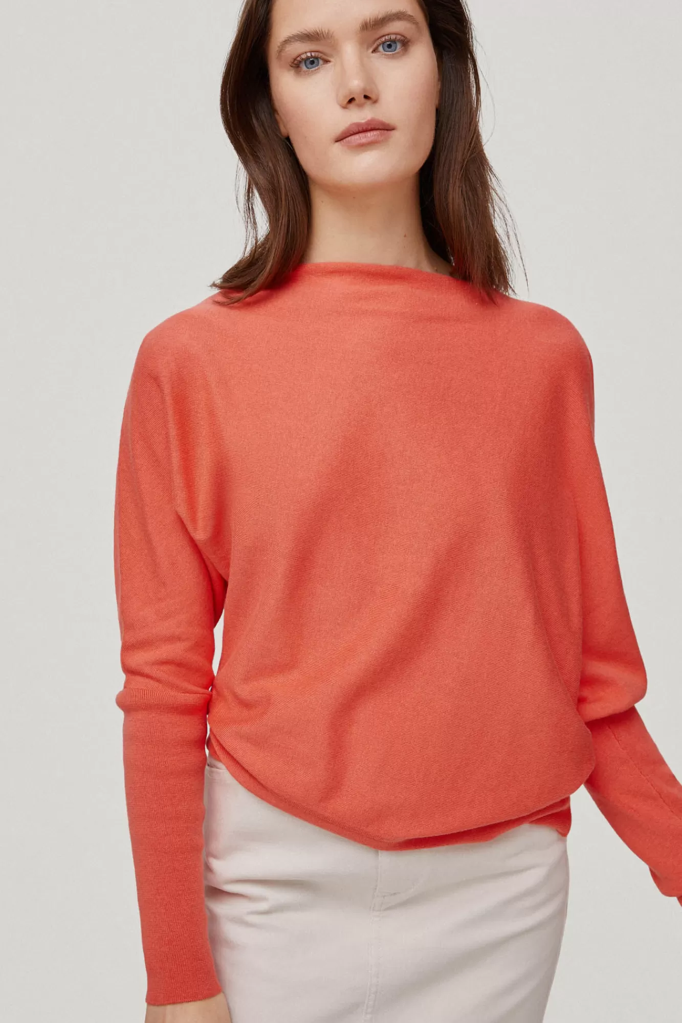 New Pedro del Hierro Asymmetric Jumper Coral