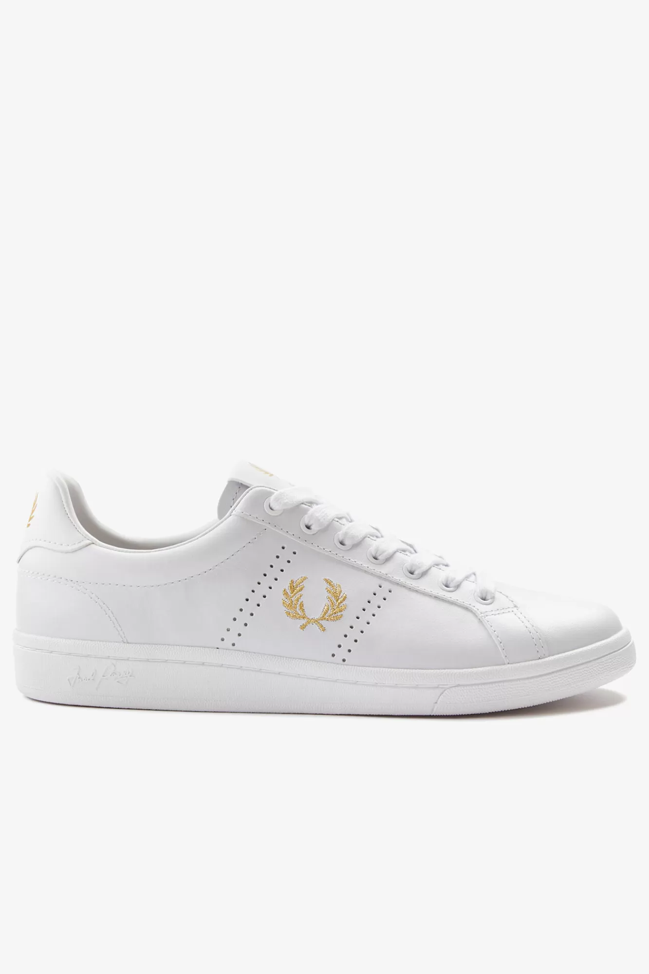 Online Fred Perry B721 Leather Trainer White