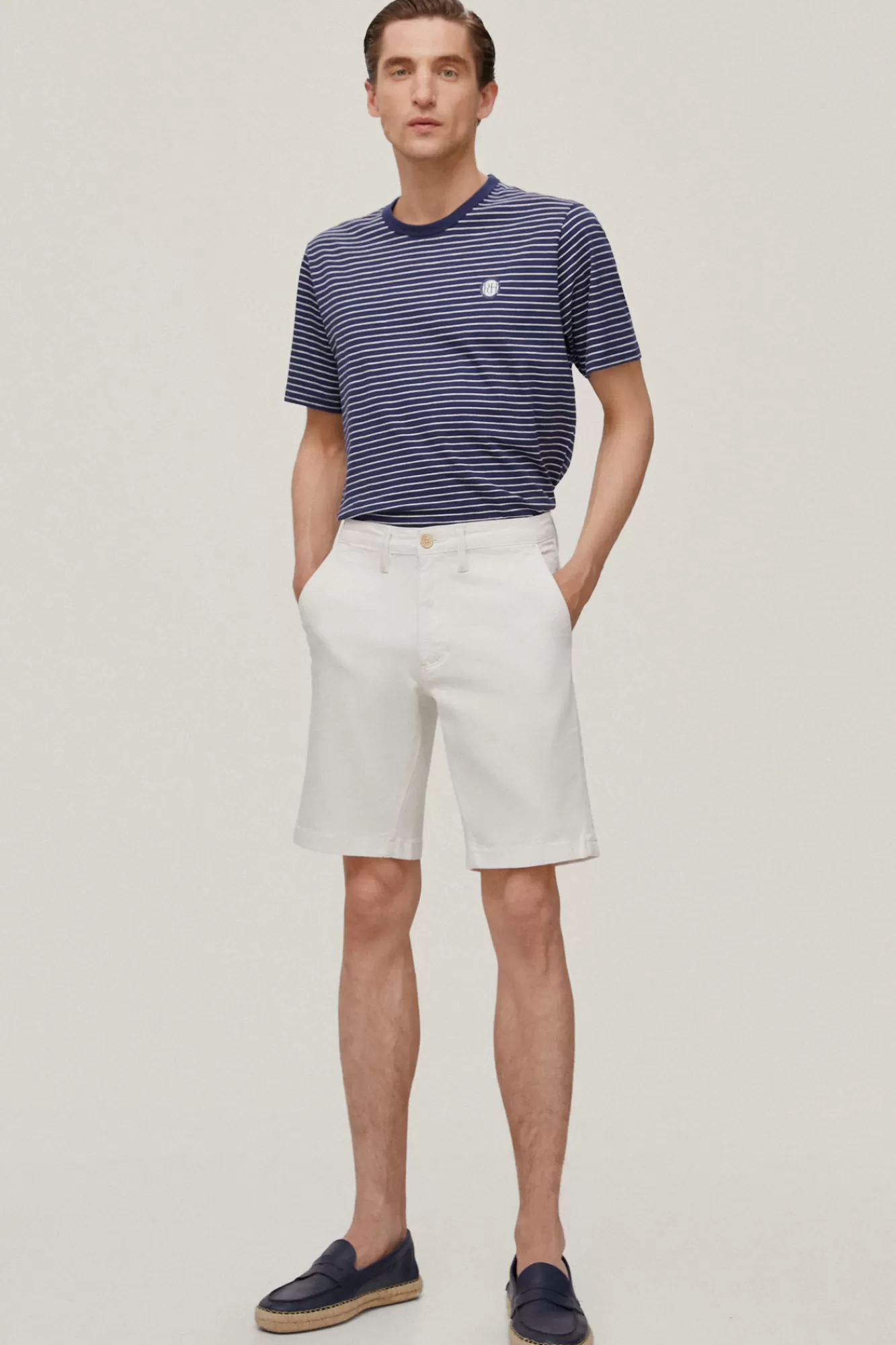 Cheap Pedro del Hierro Bermuda Vaquera Color White