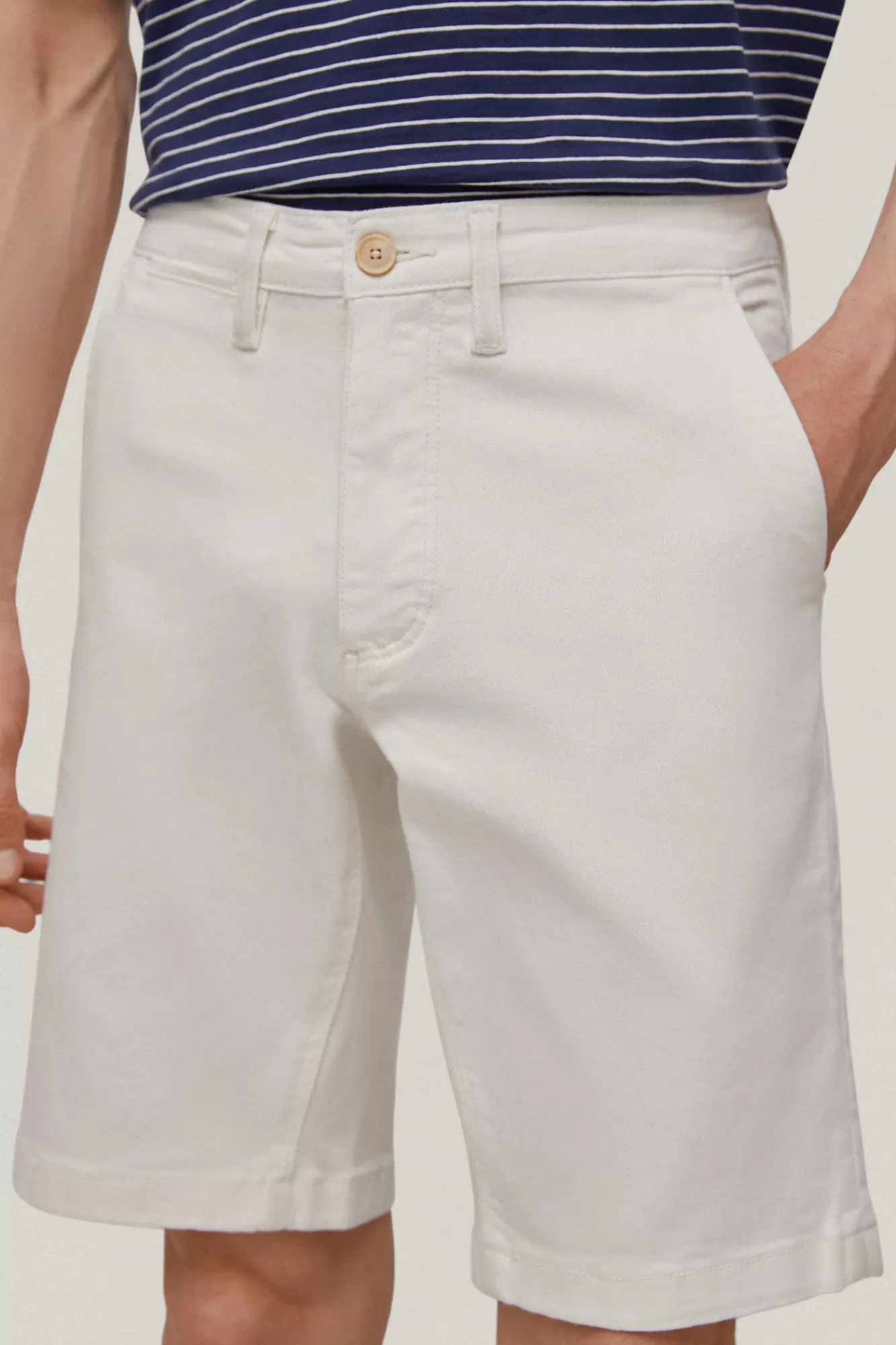 Cheap Pedro del Hierro Bermuda Vaquera Color White