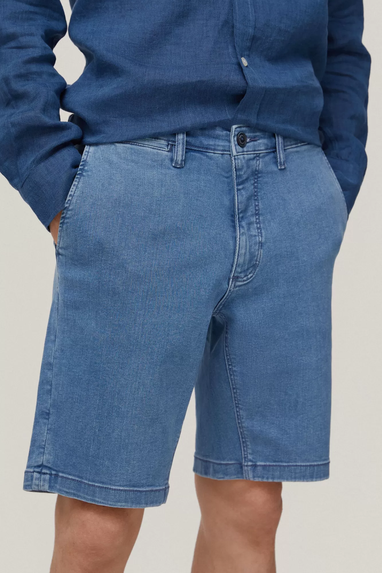 Store Pedro del Hierro Bermuda Vaquera Modelo Chino Blue