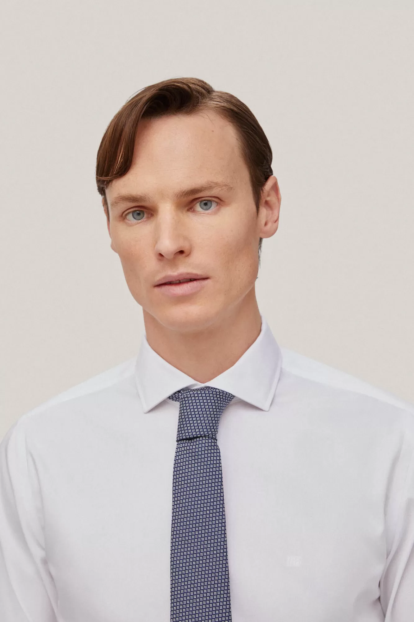 Store Pedro del Hierro Camisa Vestir Lisa Gemelos Non Iron + Antimanchas Slim Fit White