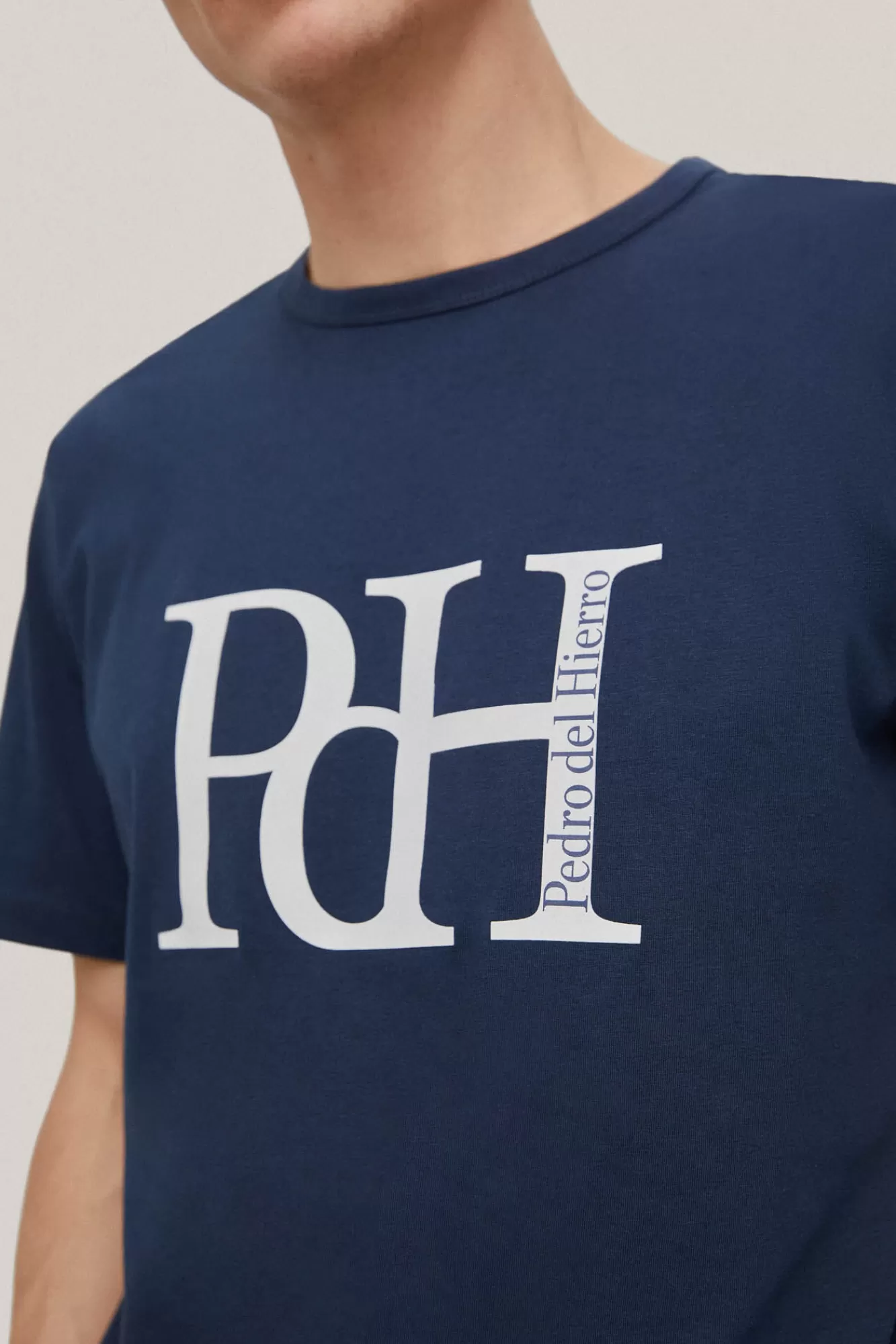 Cheap Pedro del Hierro Camiseta Big Logo Blue