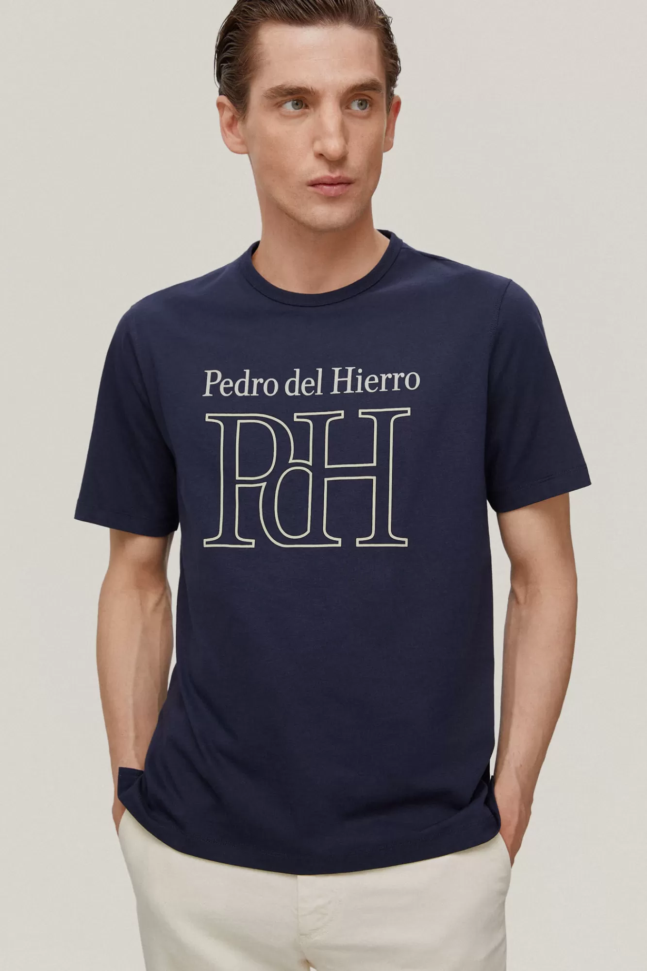 Store Pedro del Hierro Camiseta Logo Grande Blue