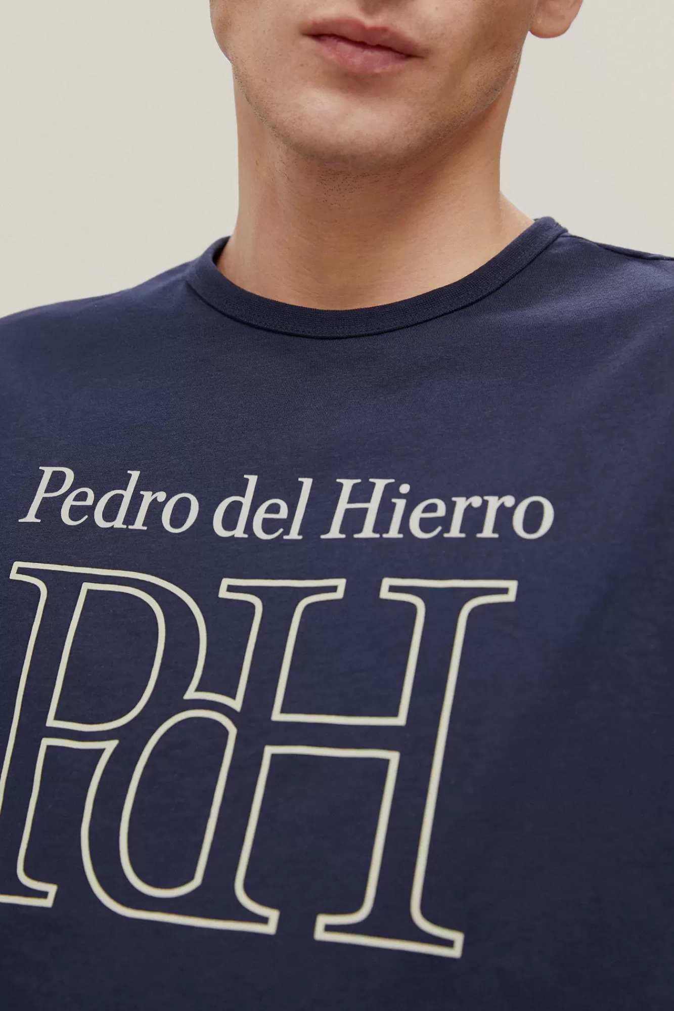 Store Pedro del Hierro Camiseta Logo Grande Blue