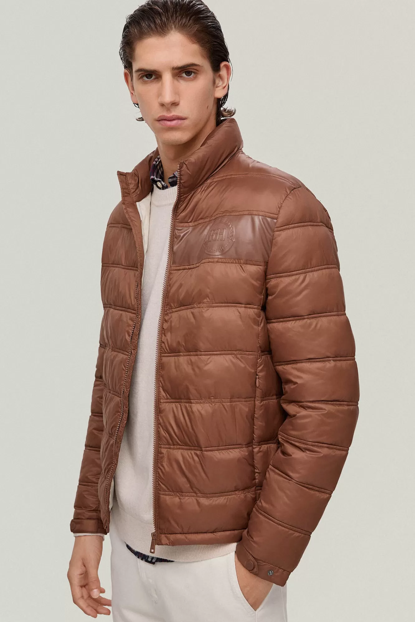 Hot Pedro del Hierro Cazadora Ultraligera Impermeable Brown