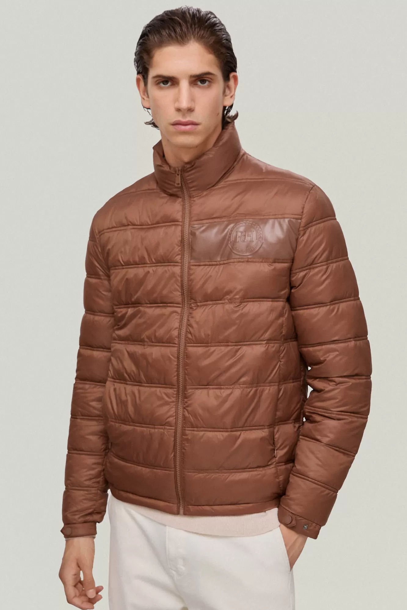 Hot Pedro del Hierro Cazadora Ultraligera Impermeable Brown