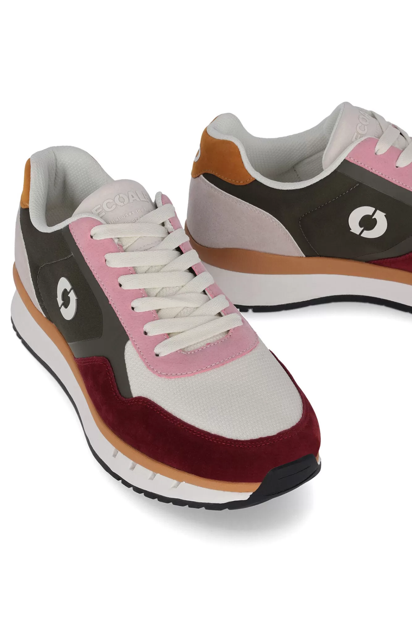 Shop Ecoalf Cervino Sneakers Maroon