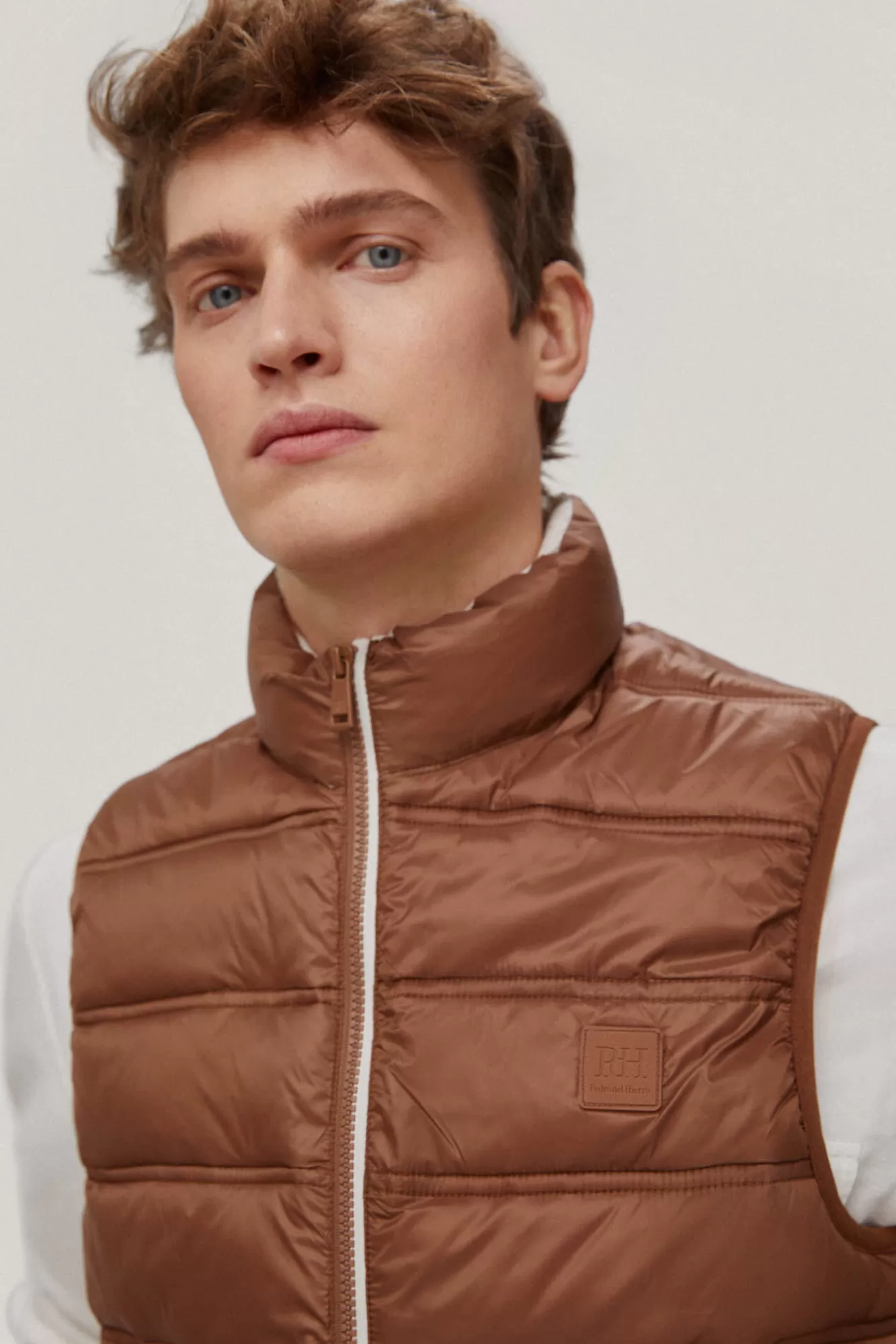 Shop Pedro del Hierro Chaleco Ultraliger Impermeable Brown