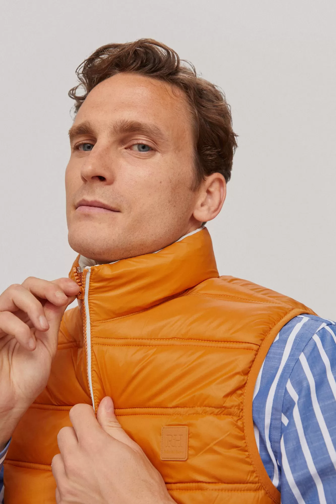 Online Pedro del Hierro Chaleco Ultraliger Impermeable Orange