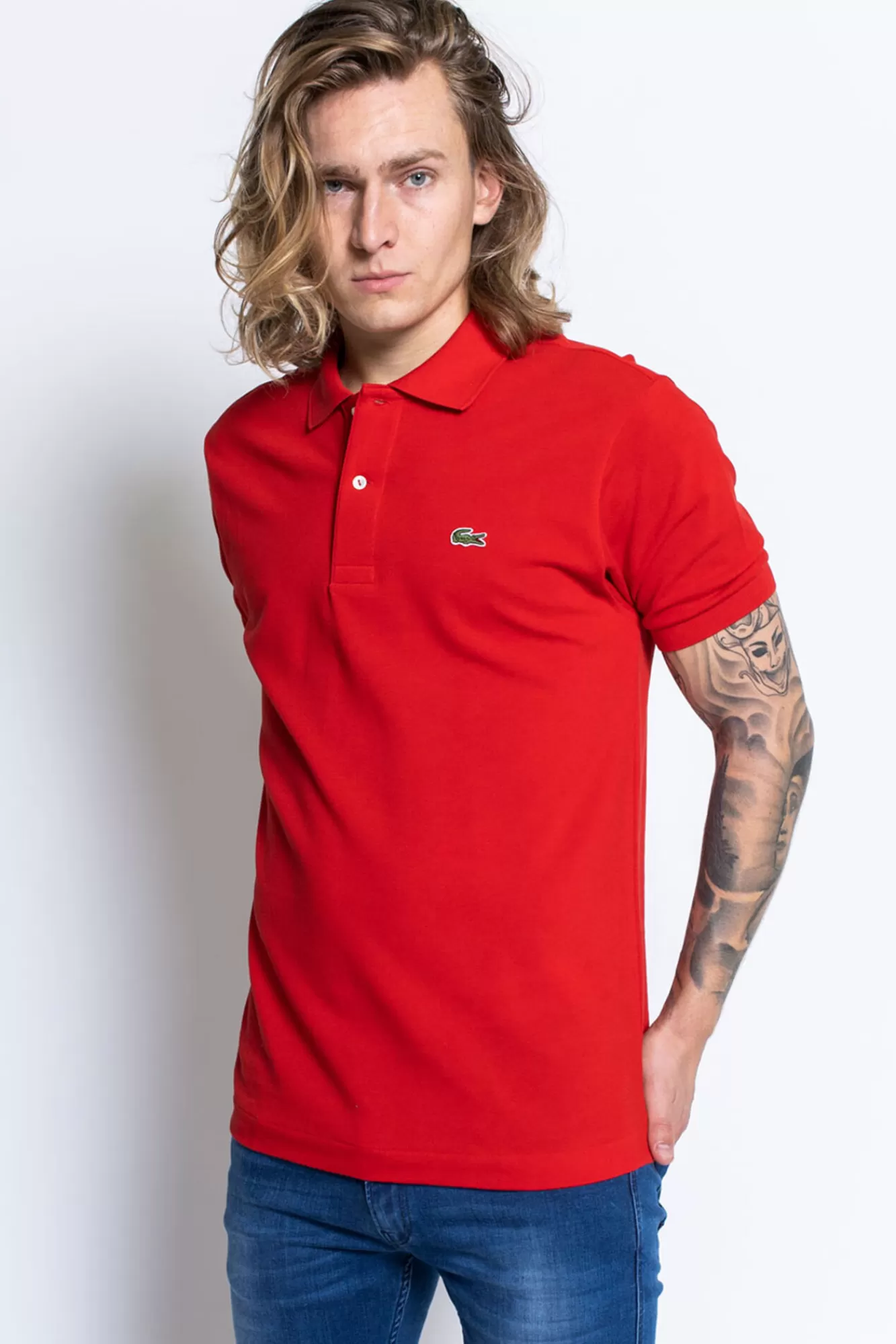 Outlet Lacoste Classic Polo Shirt Red