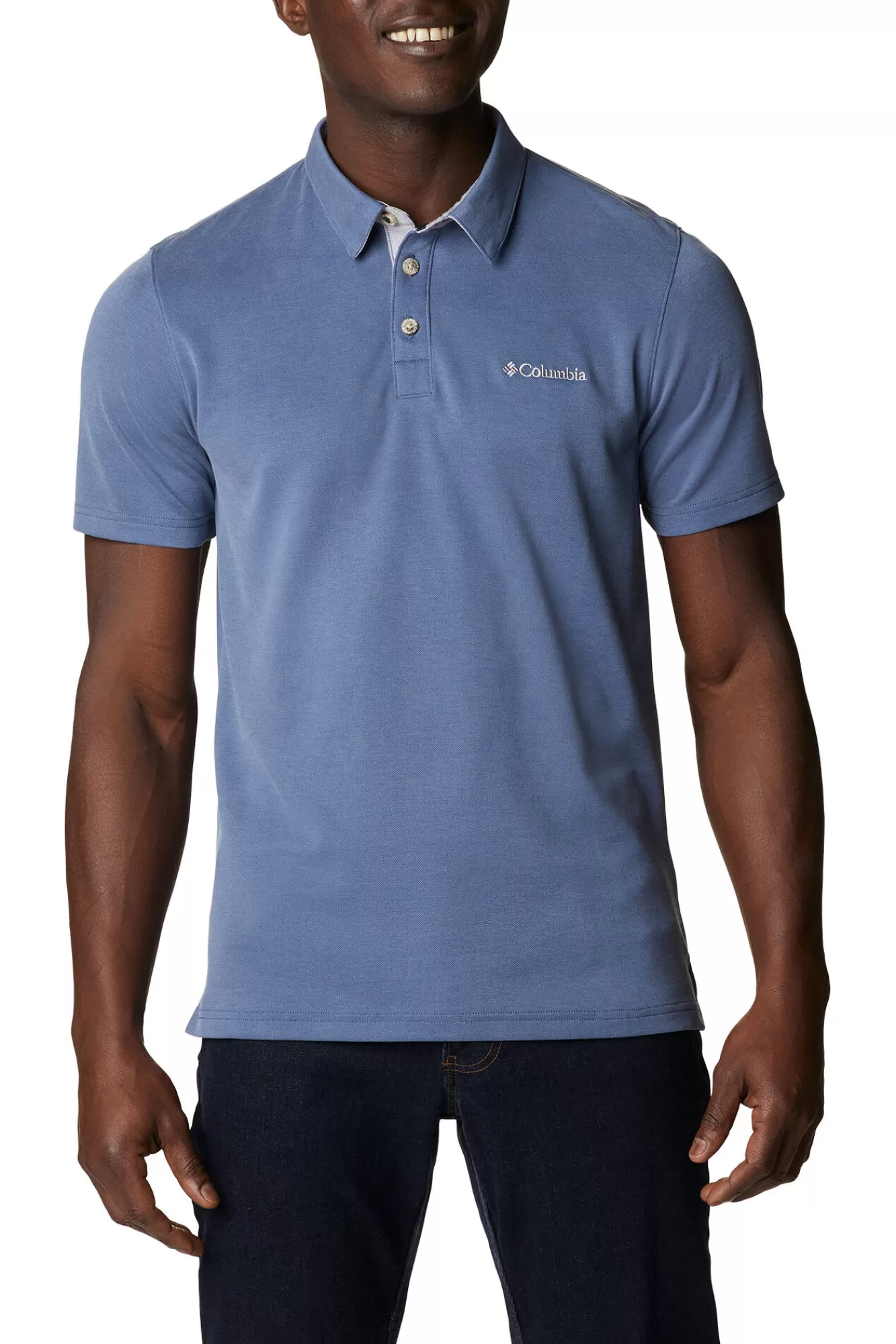 Cheap Columbia Nelson Point Polo Shirt For Men™ Blue