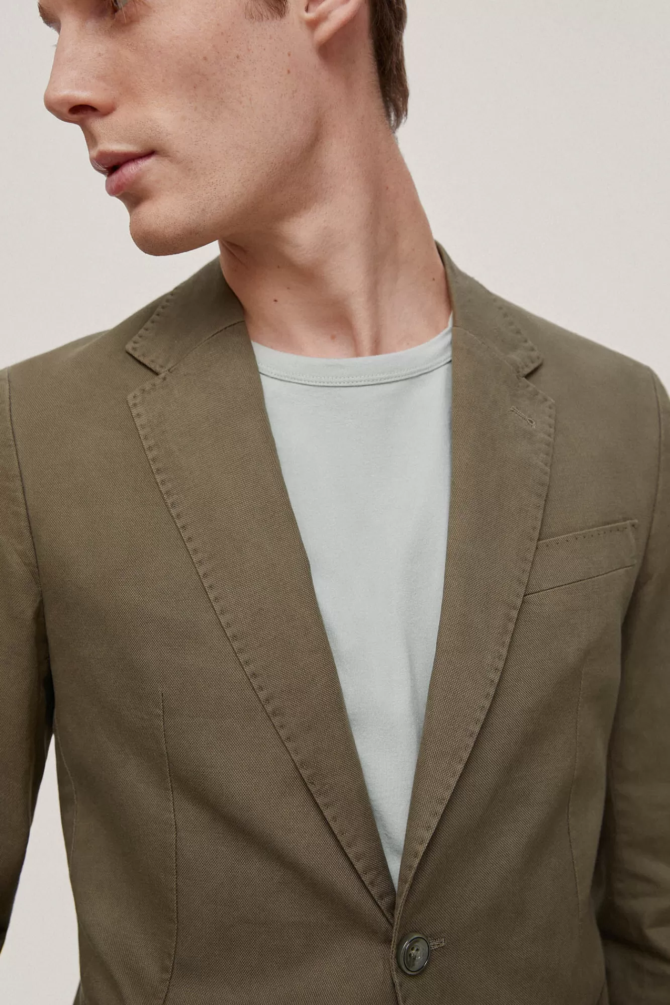 Sale Pedro del Hierro Cotton/Linen Blazer Green