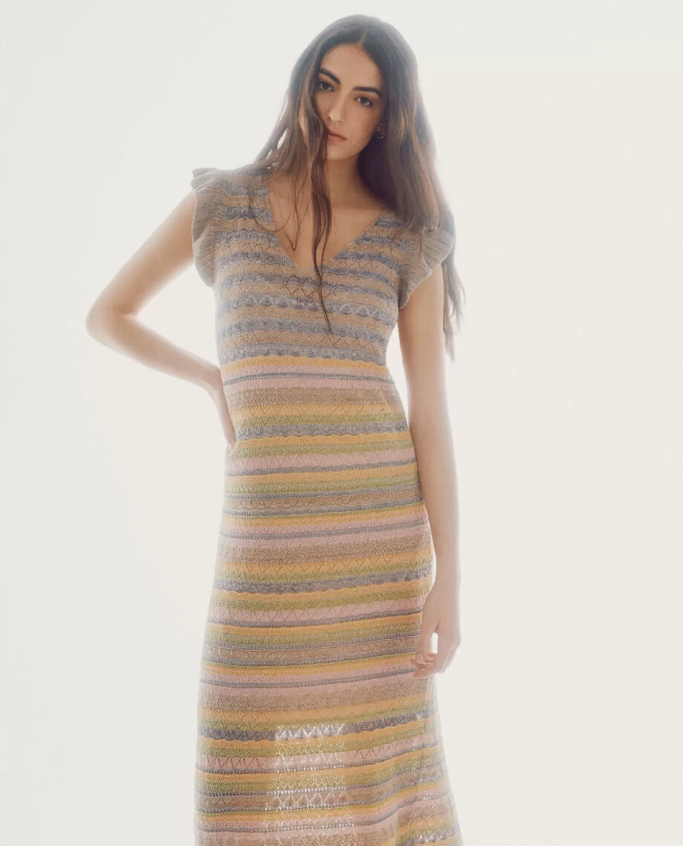 Outlet Slowlove Ed Openwork Dress Multicolour