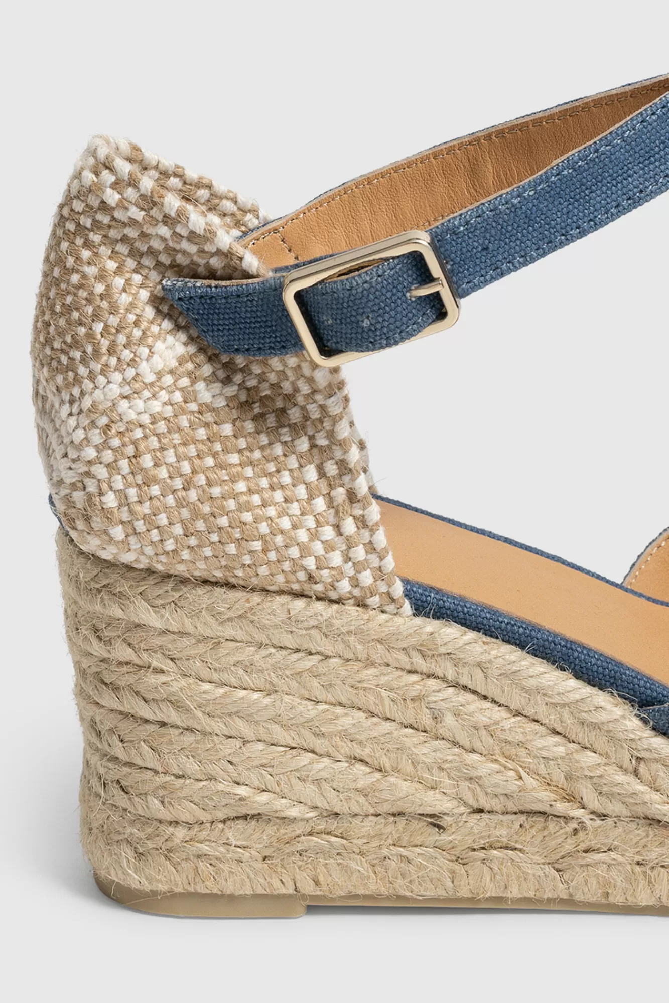 New Castañer Espadrile Bianca/6/002 Azul Denim Blue