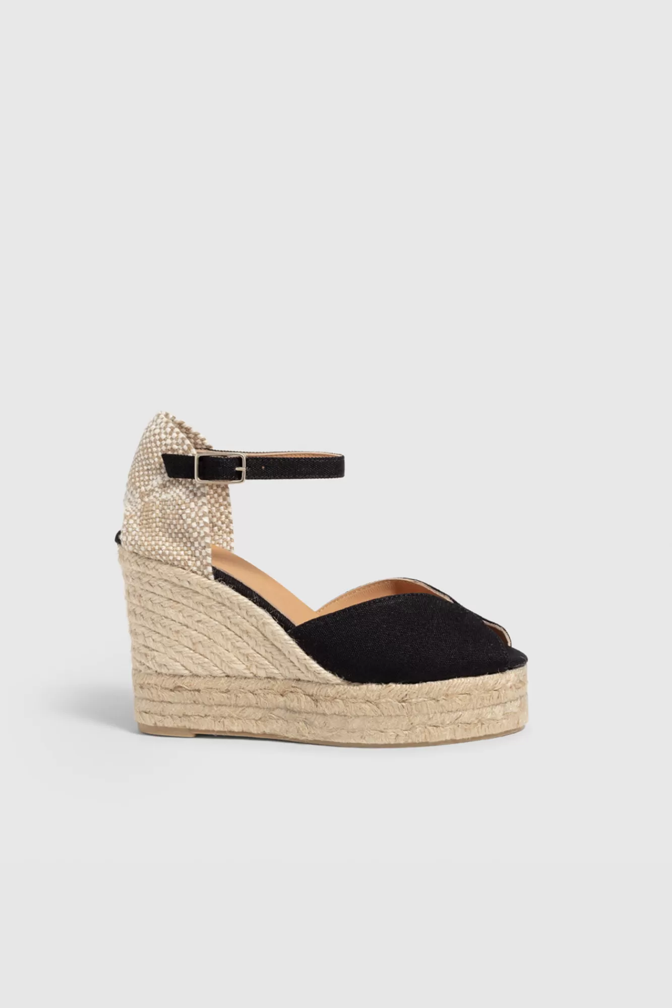 Outlet Castañer Espadrile Bianca/8Ed/001 Black