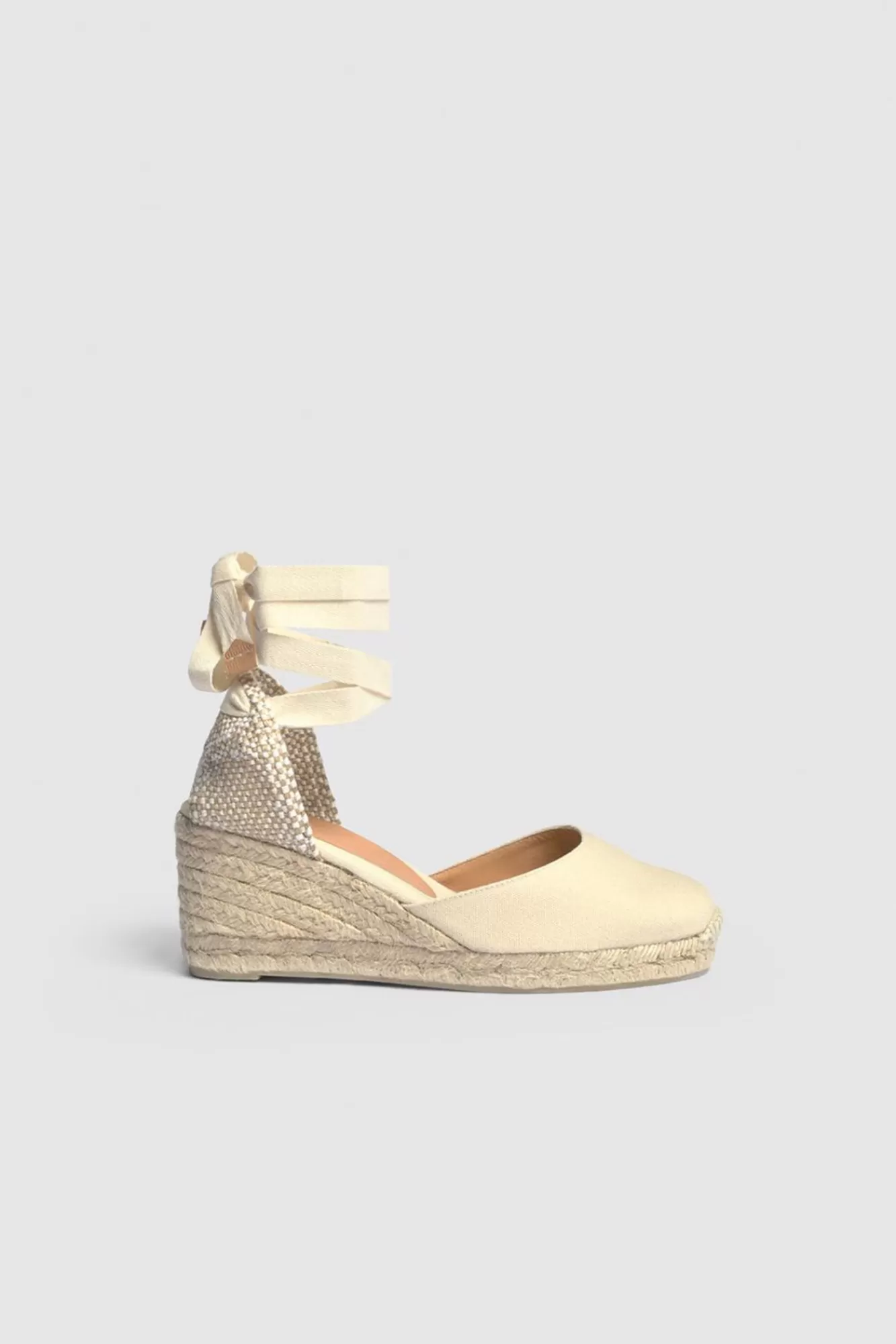 Outlet Castañer Espadrile Carina/6/001 Ivory