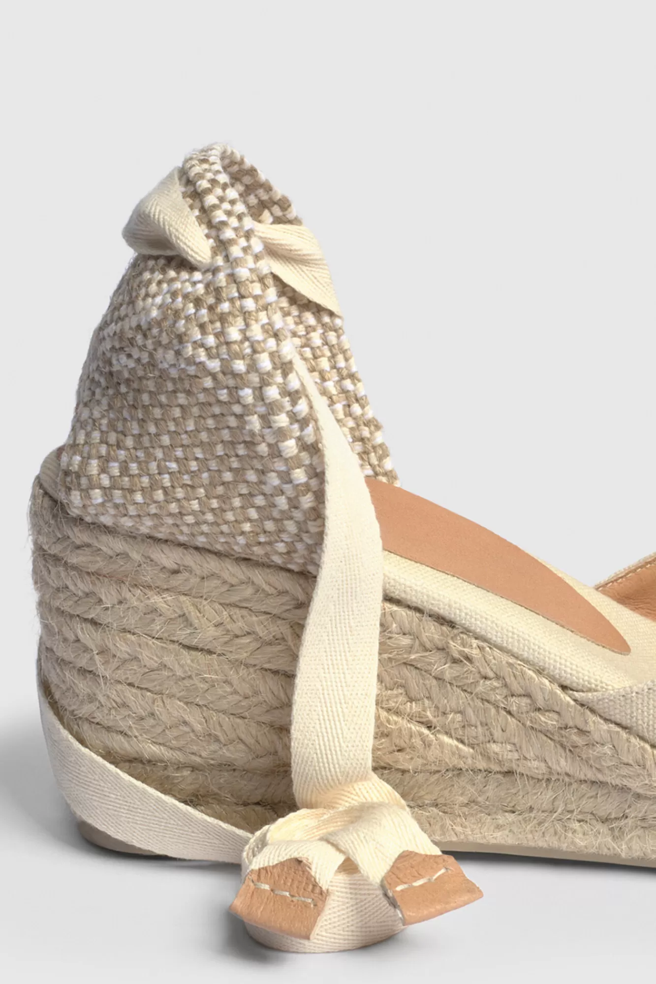 Outlet Castañer Espadrile Carina/6/001 Ivory