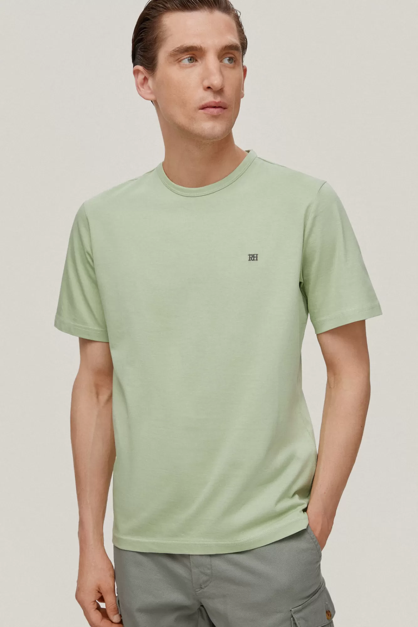 Online Pedro del Hierro Essential T-Shirt Green