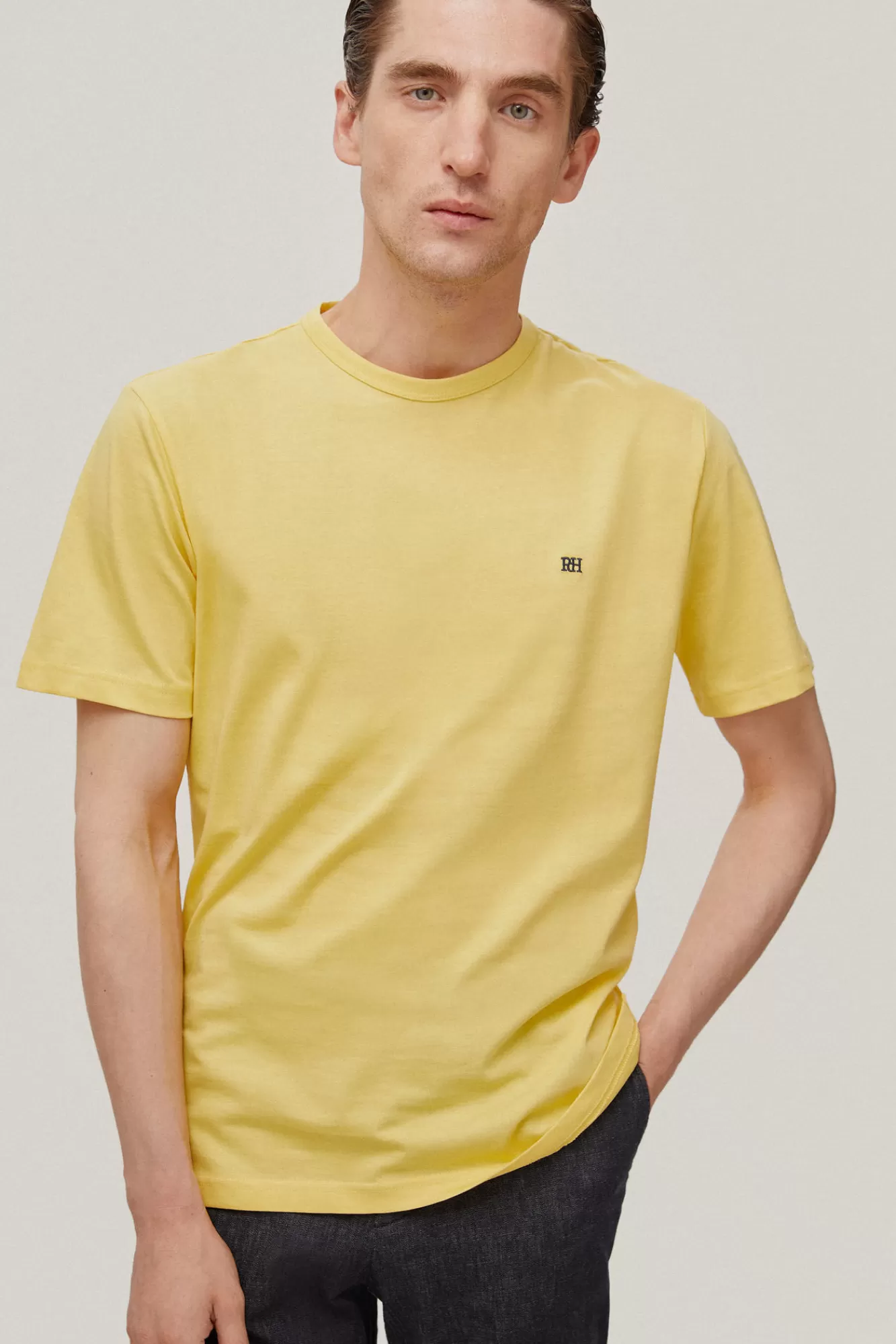 Discount Pedro del Hierro Essential T-Shirt Yellow