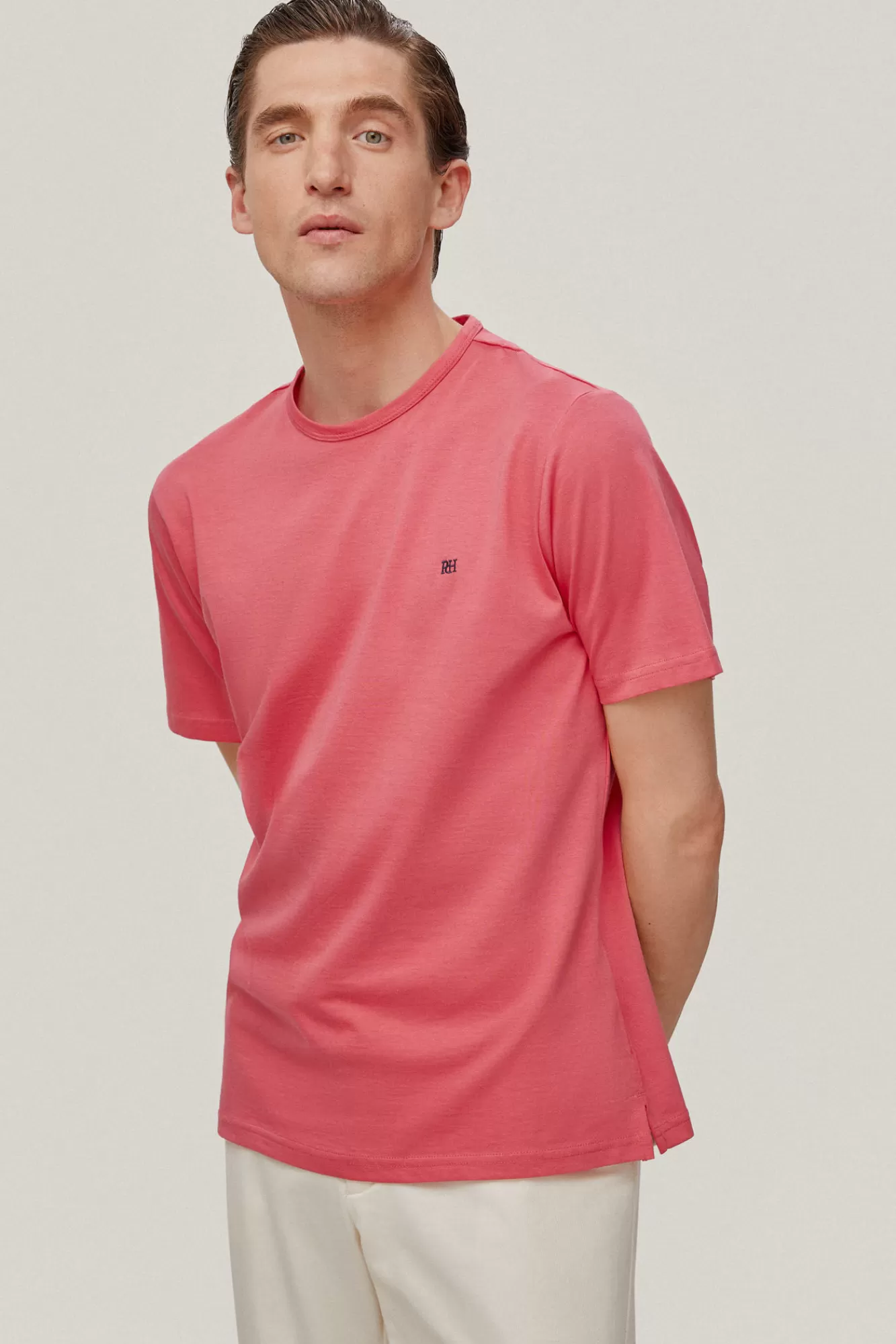 Hot Pedro del Hierro Essential T-Shirt Coral