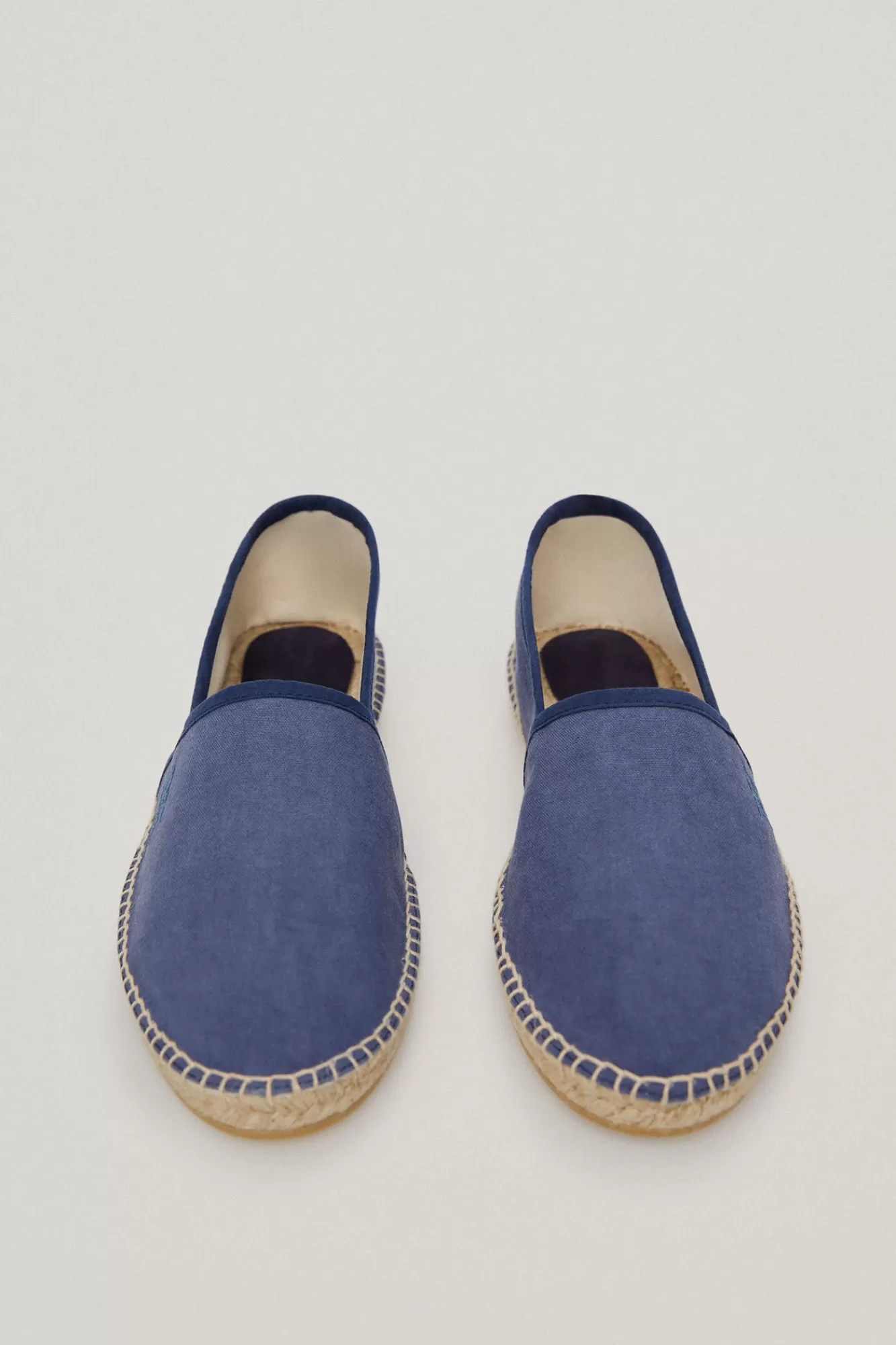 Clearance Pedro del Hierro Fabric And Leather Espadrille Blue