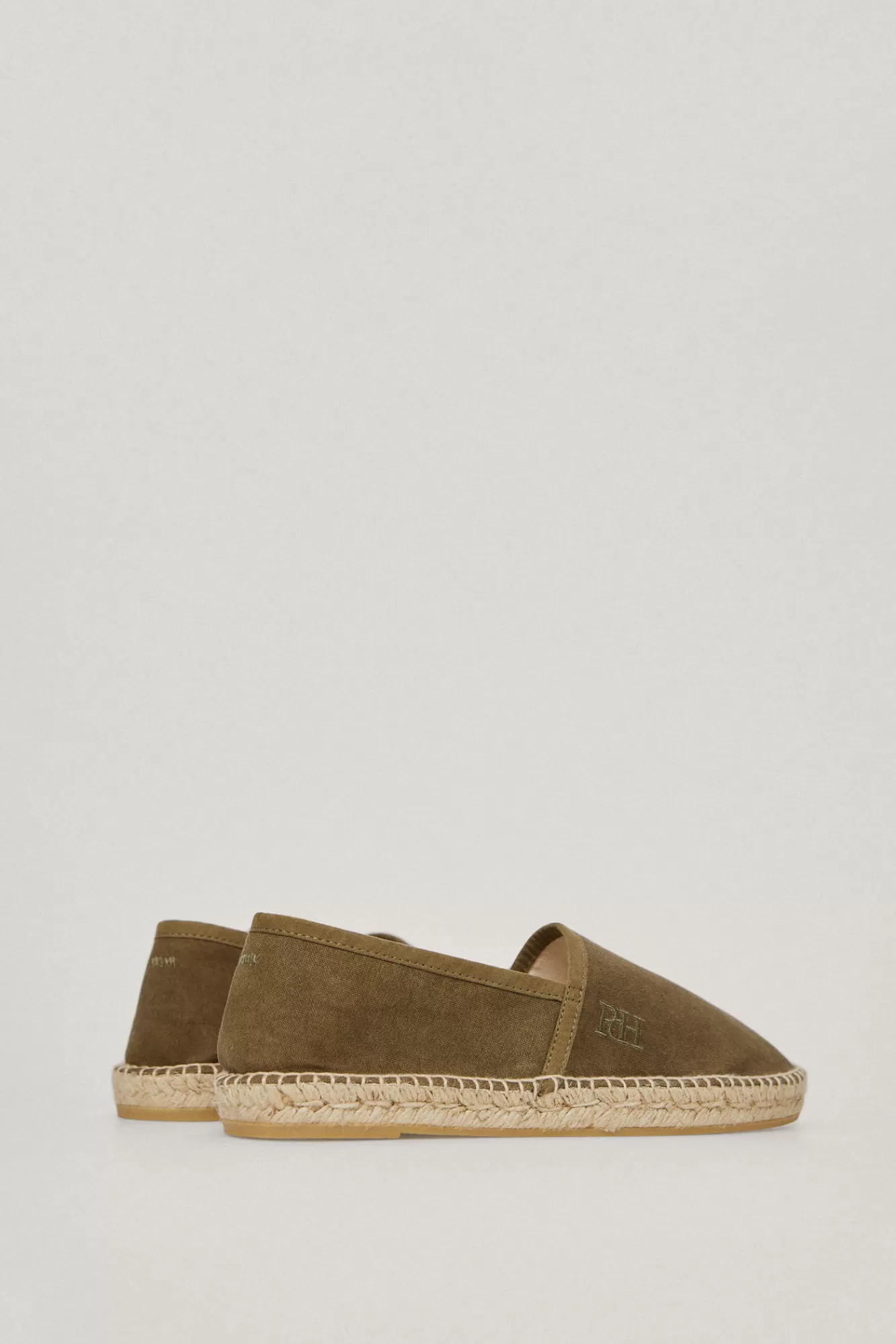 Store Pedro del Hierro Fabric And Leather Espadrille Green