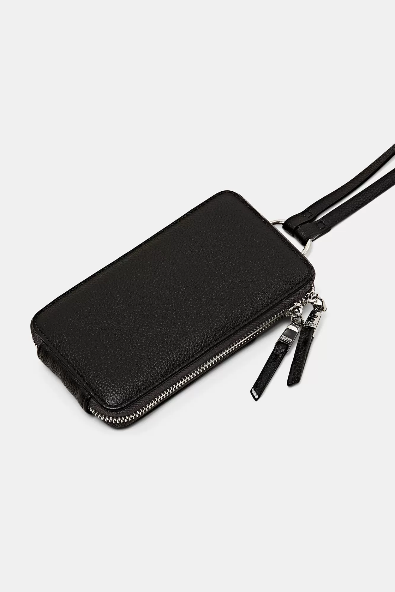 Cheap Esprit Faux Leather Mobile Phone Bag Black