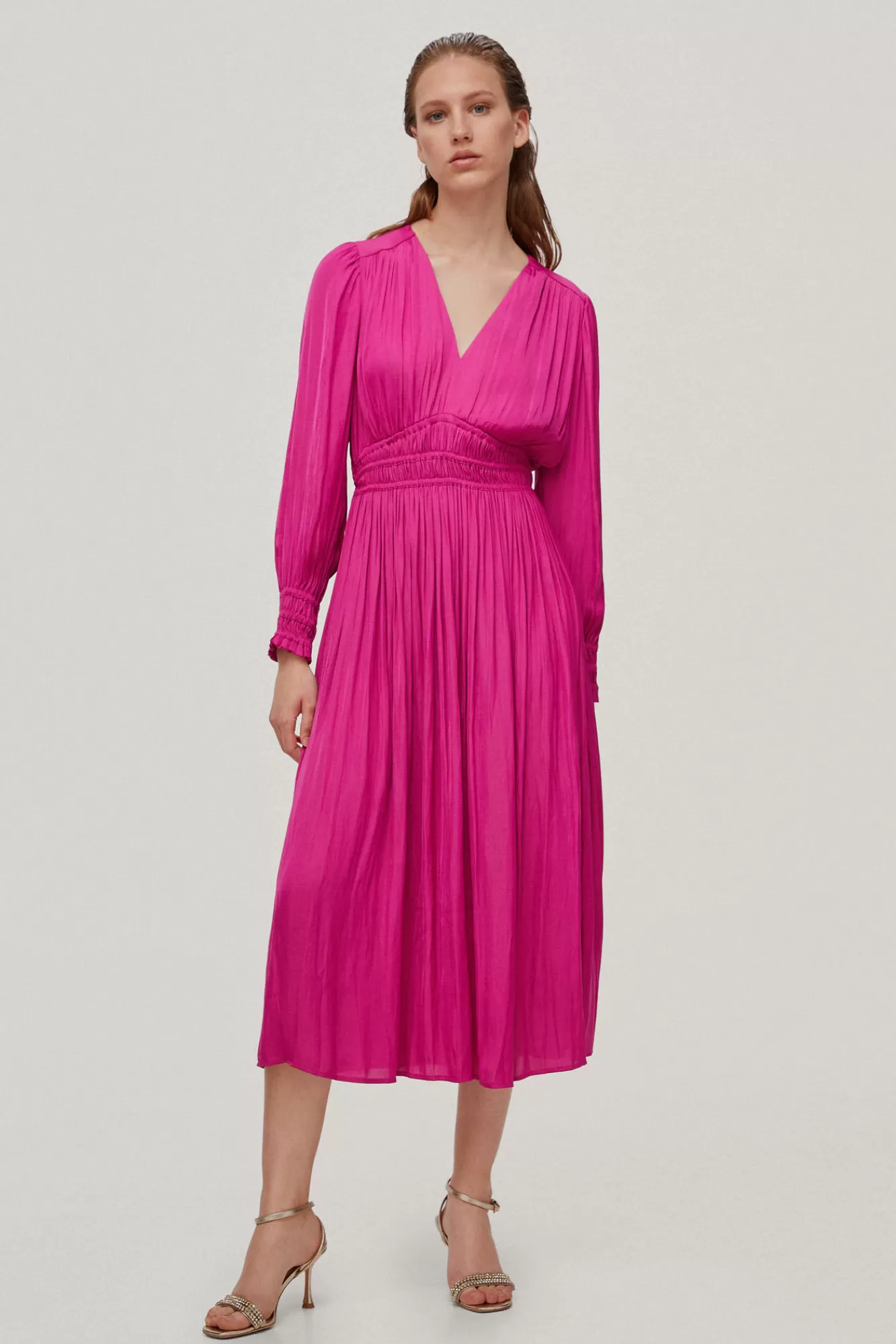 Discount Pedro del Hierro Fluid Midi Dress Pink