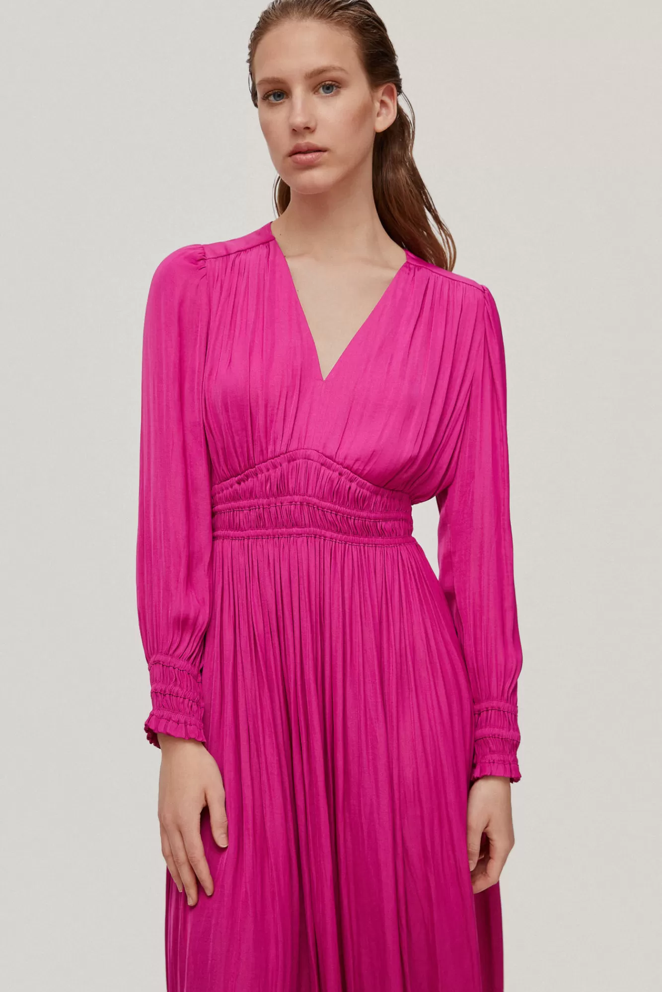 Discount Pedro del Hierro Fluid Midi Dress Pink