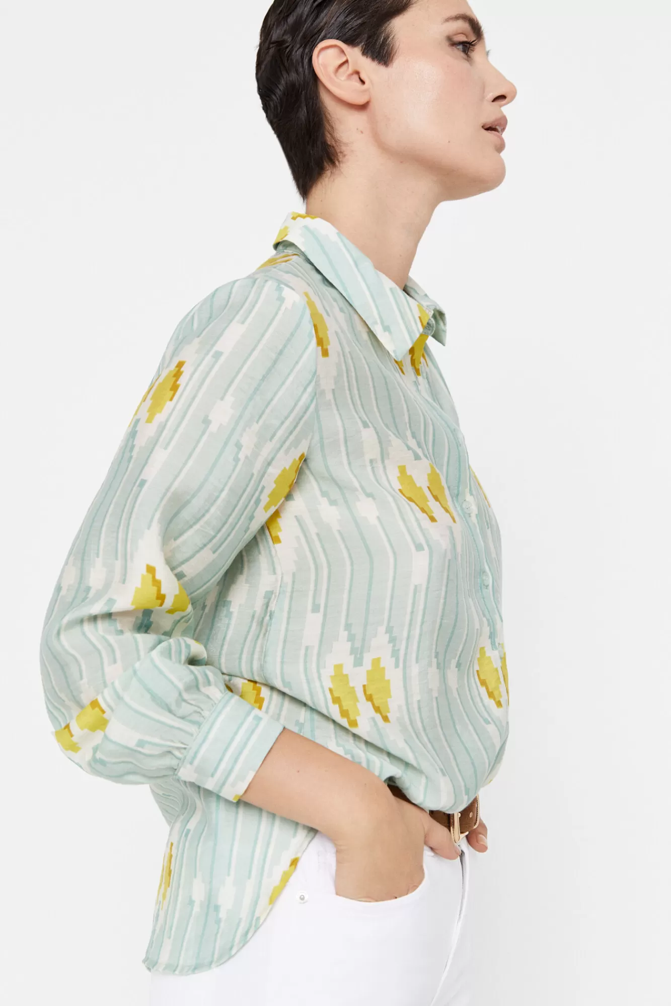 Sale Cortefiel Fluid Shirt Multicolour