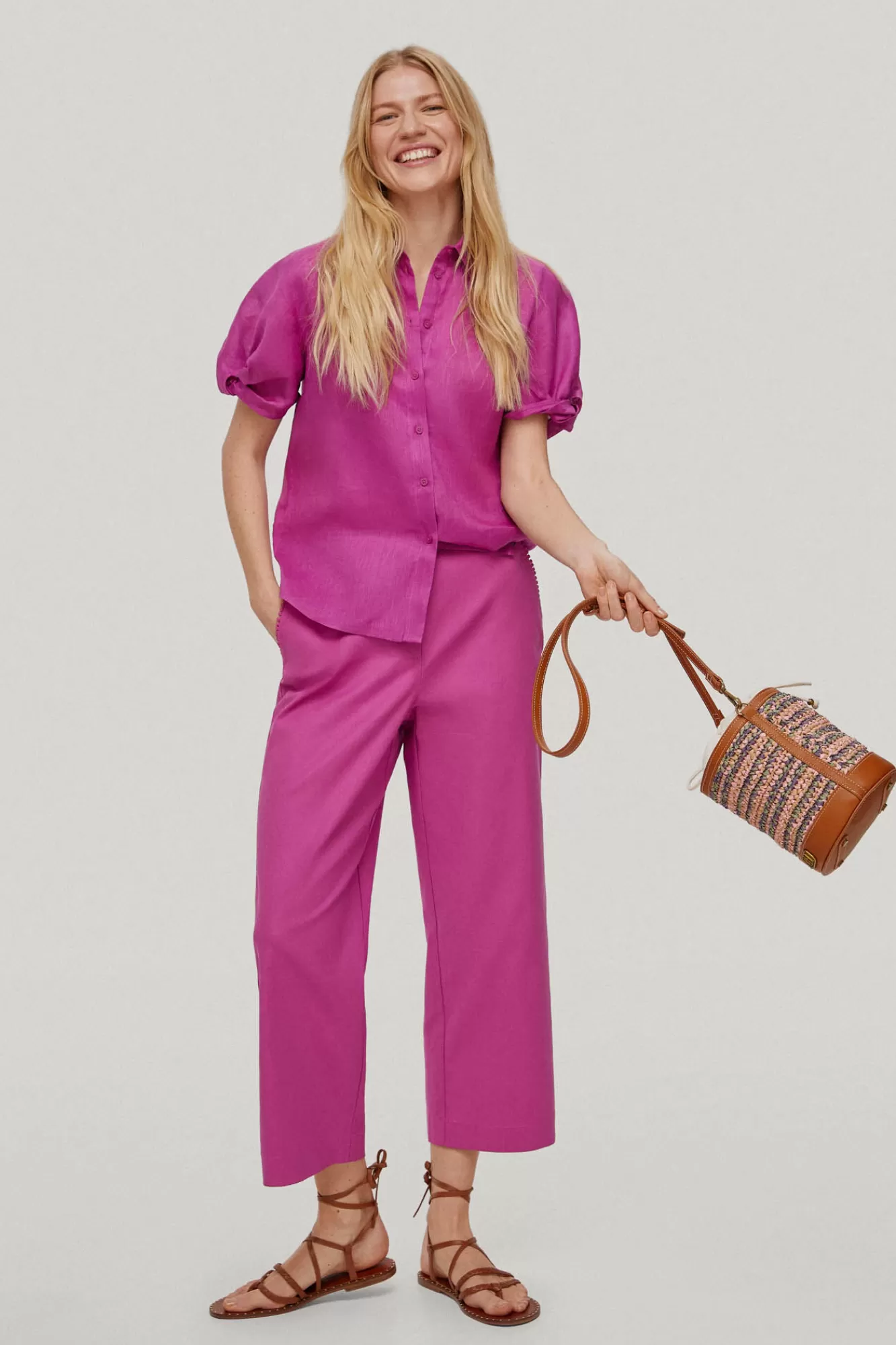 Online Pedro del Hierro Fuchsia Culottes Pink