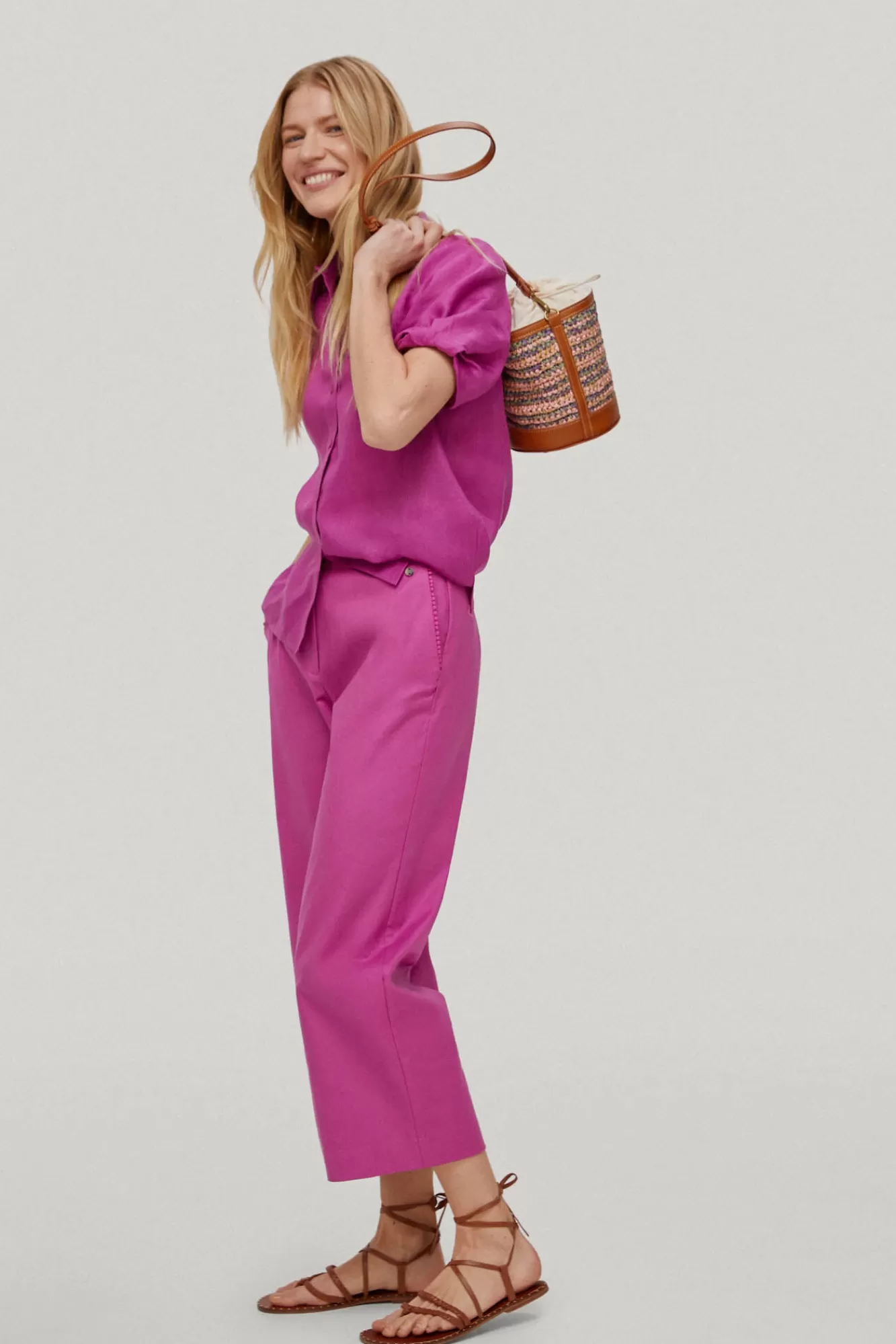 Online Pedro del Hierro Fuchsia Culottes Pink