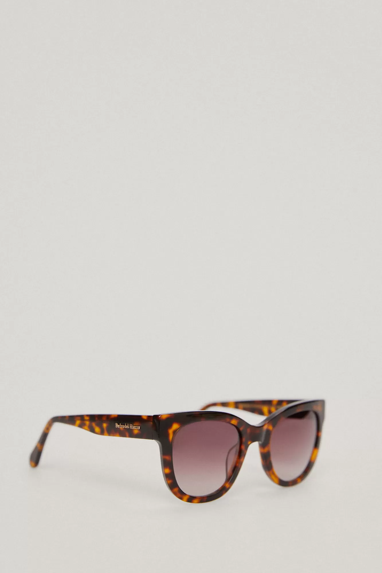 Discount Pedro del Hierro Gafa De Sol De Acetato Efecto Carey Brown