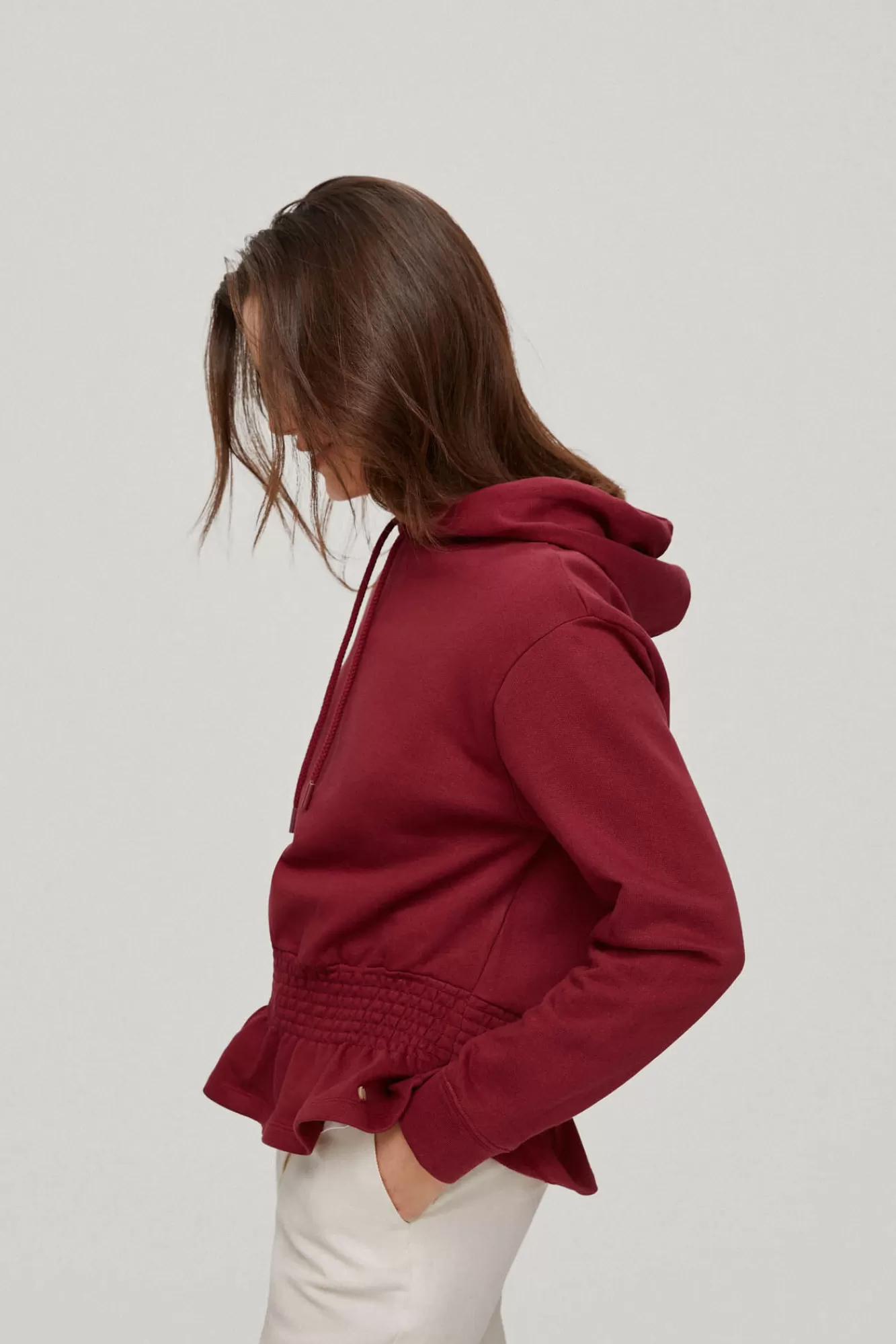 Best Sale Pedro del Hierro Hoodie Burgundy