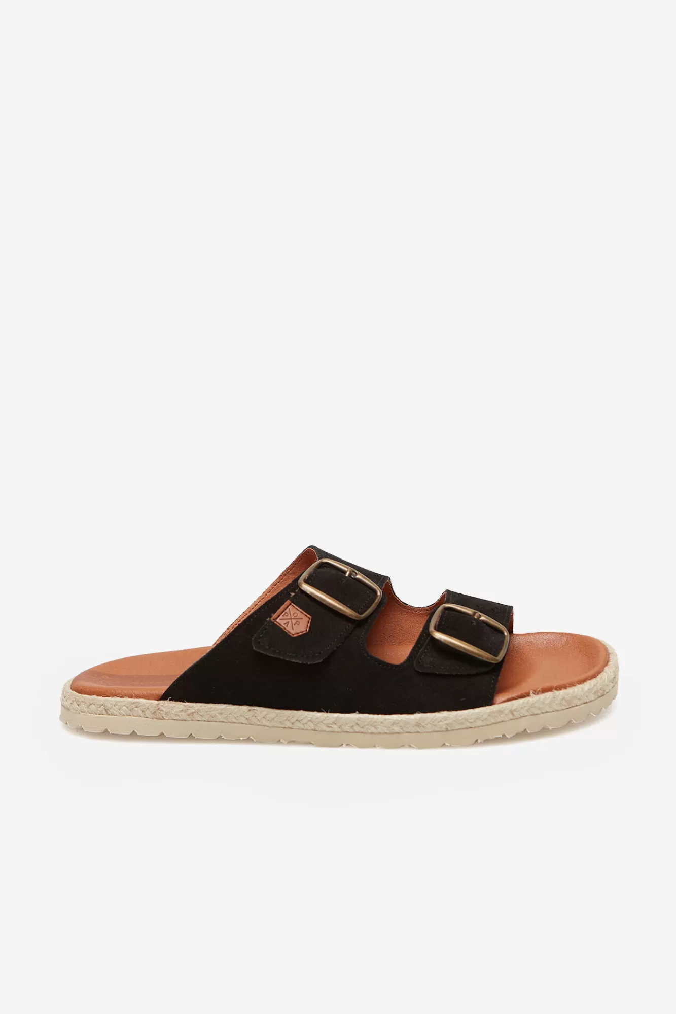 Store Popa Icacos Split Leather Sandals Black