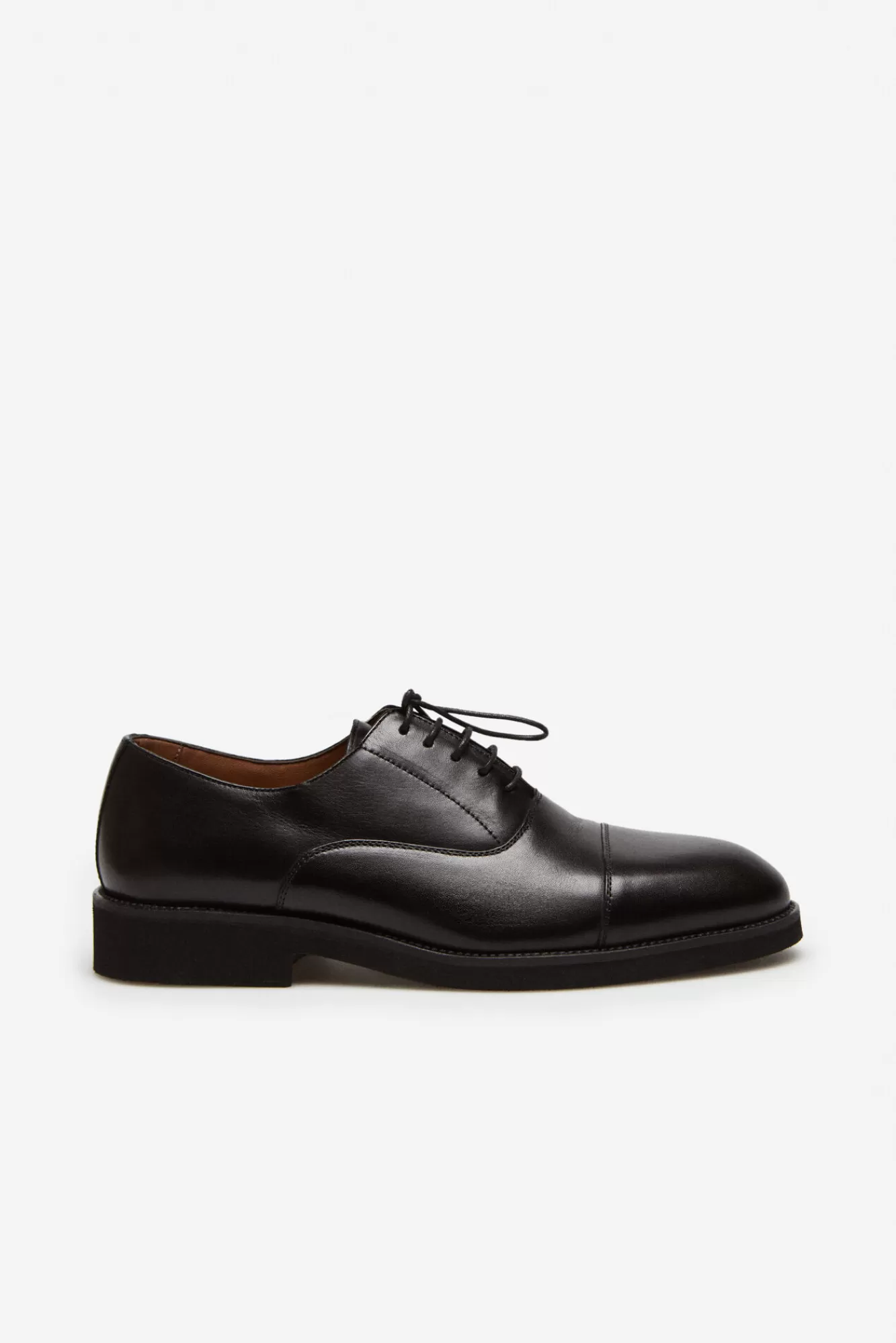 Store Cortefiel Lace-Up Dress Shoe Black