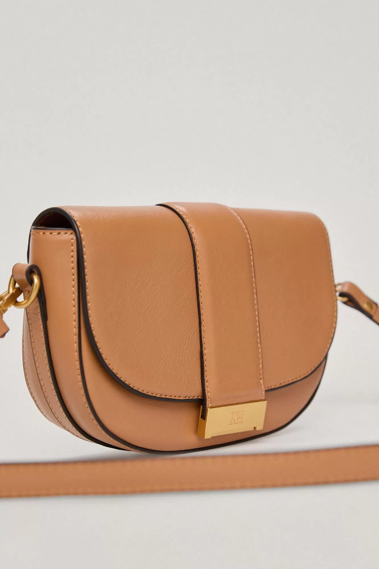 Best Pedro del Hierro Leather Crossbody Bag Brown