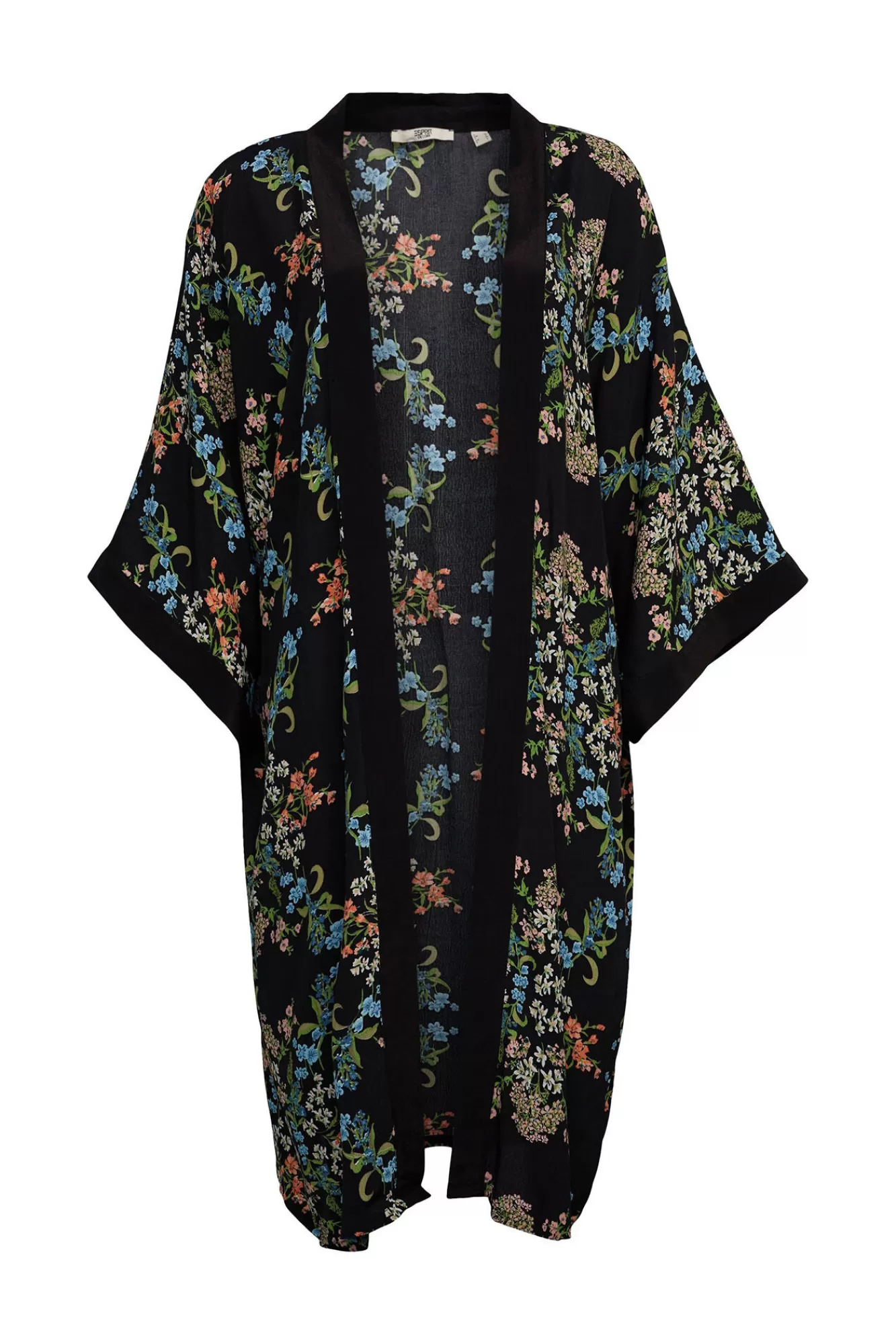 Store Esprit Long Floral Loose Fit Kimono Multicolour