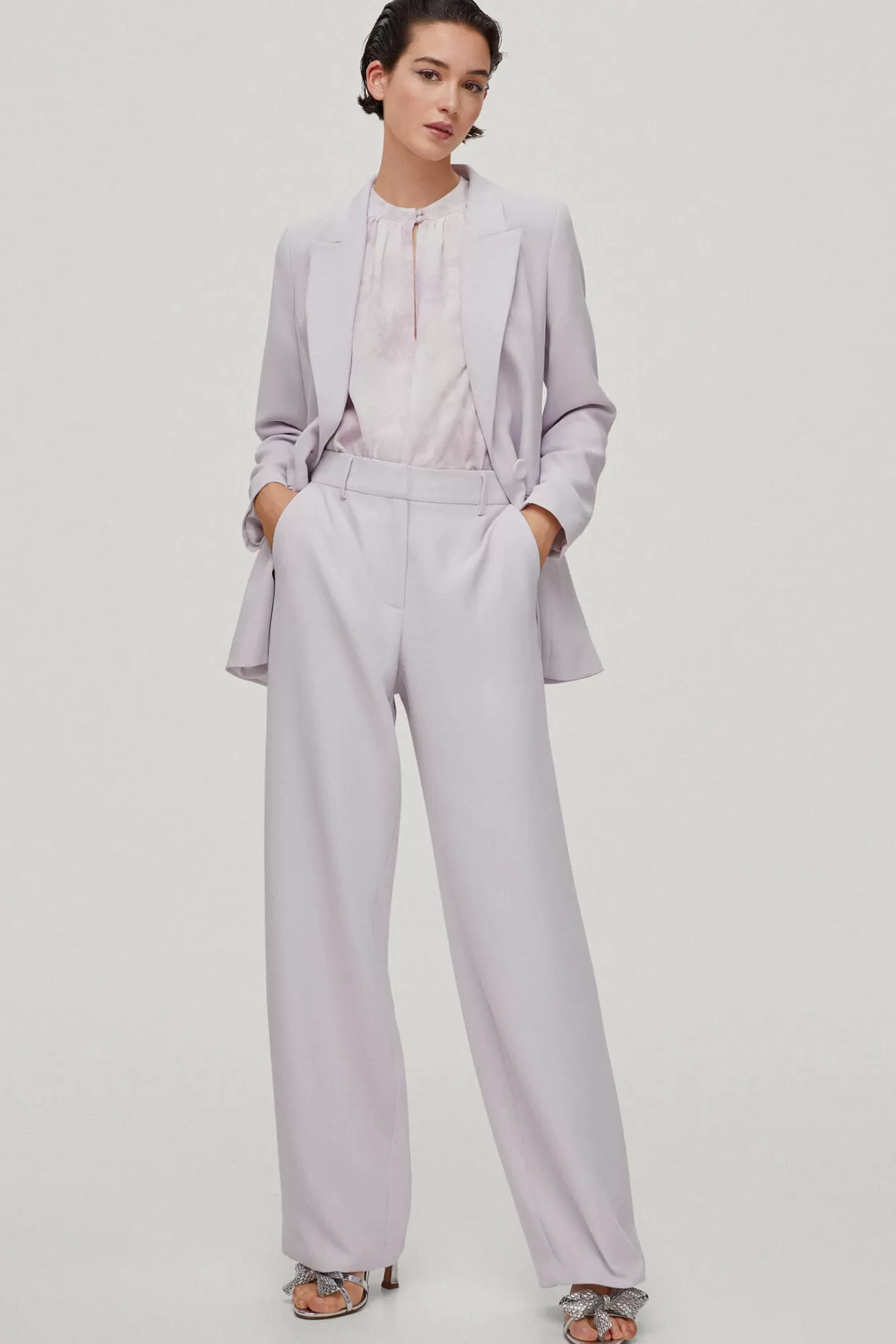 Best Sale TFP by Tamara Falcó Manuela Trousers With Darts Purple