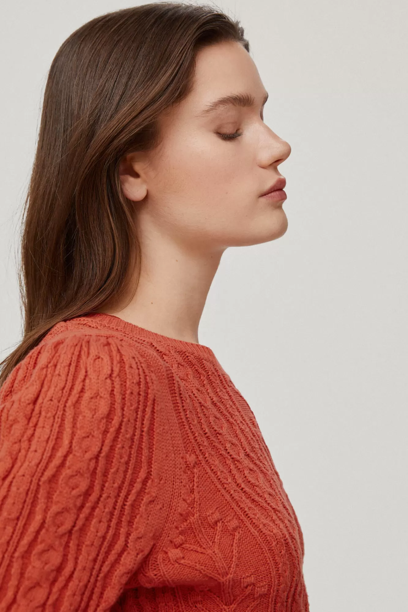 Cheap Pedro del Hierro Mini Cross-Knit Jumper Orange