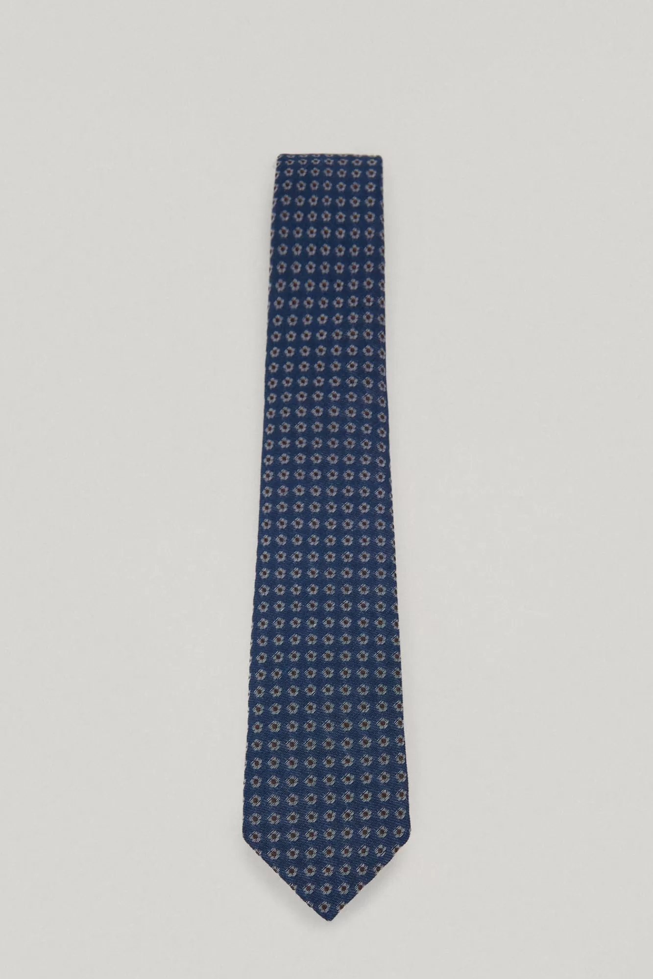 Sale Pedro del Hierro Motif Linen Tie Blue