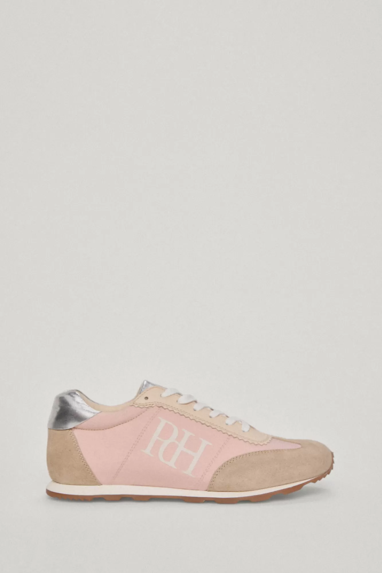 Outlet Pedro del Hierro Nylon And Leather Ballet Flat Pink