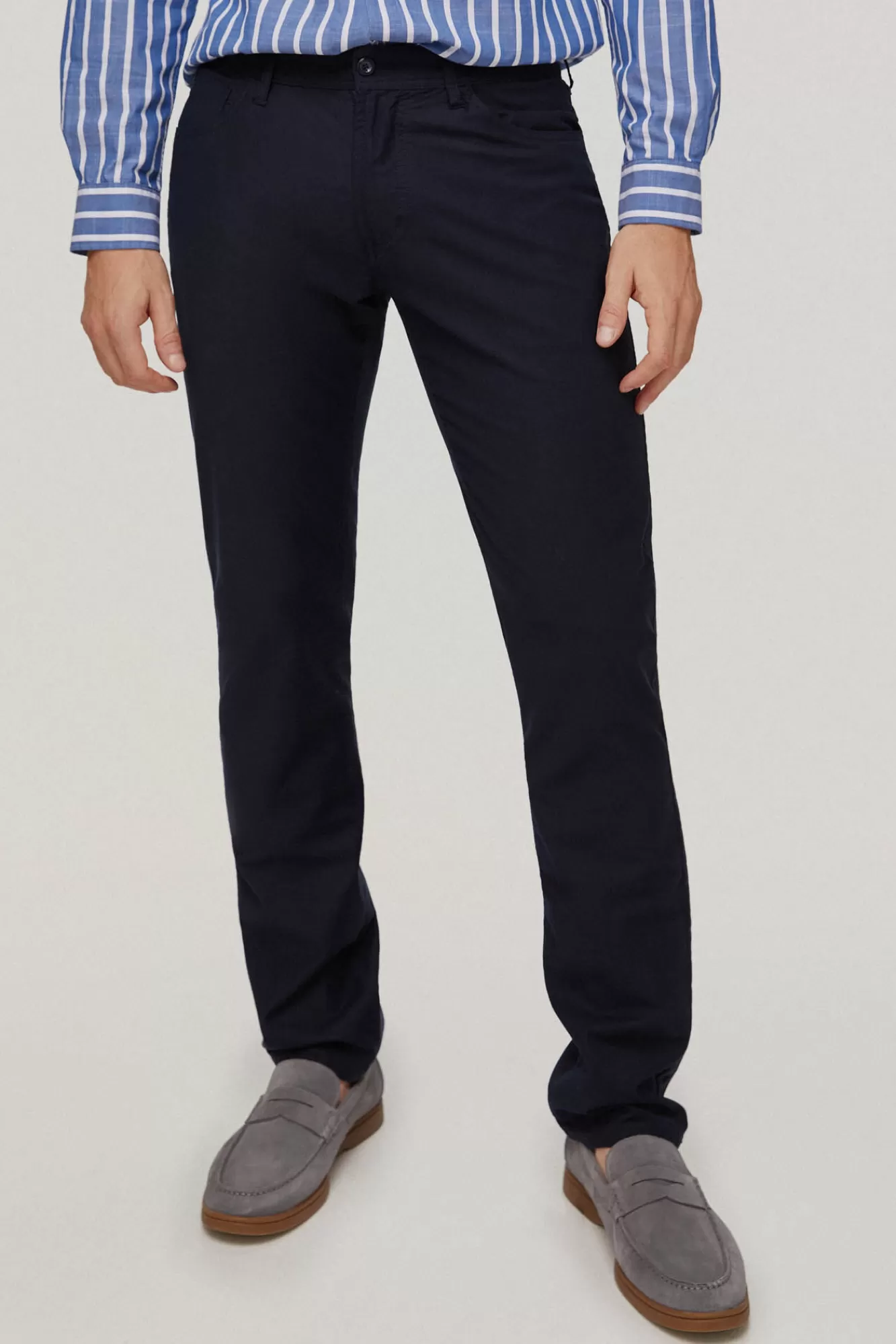 Discount Pedro del Hierro Pantalon 5 Bolsillos Slim Fit Blue