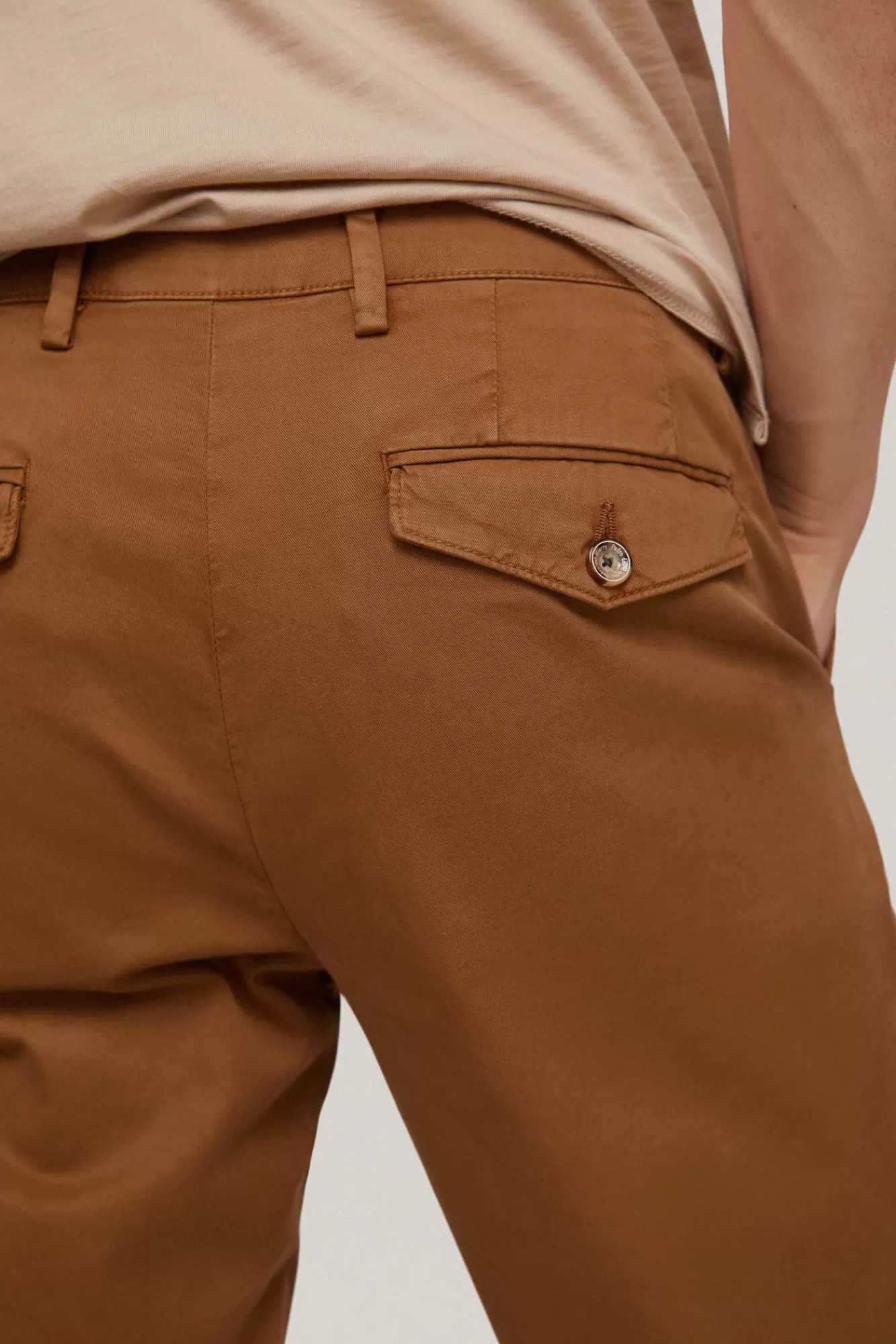 Online Pedro del Hierro Pantalon Chino Premium Flex Regular Fit Brown