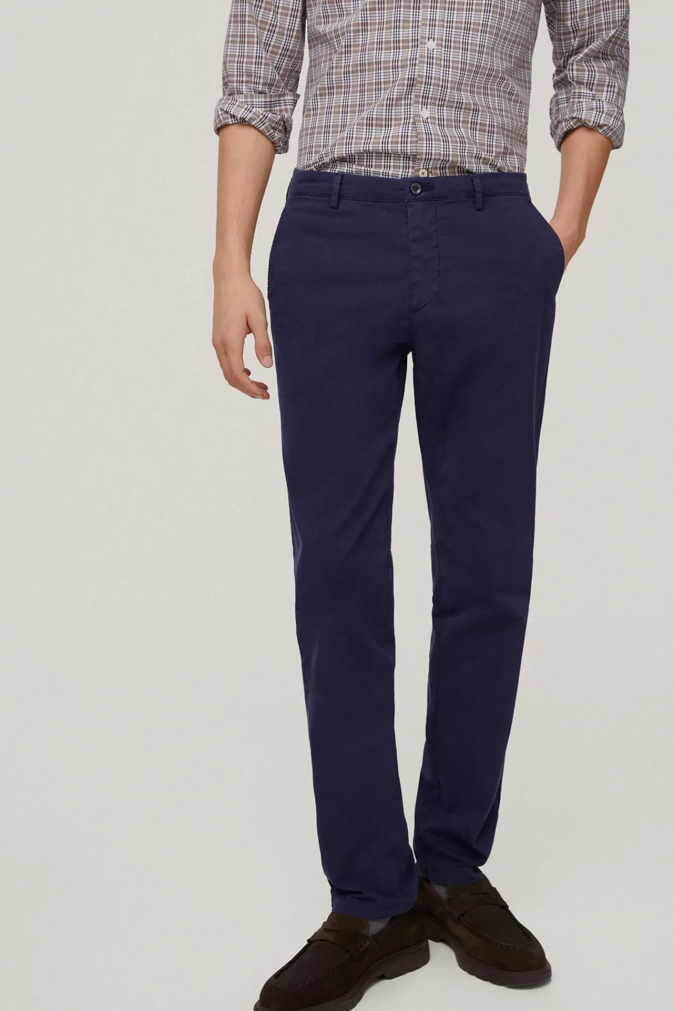 Store Pedro del Hierro Pantalon Chino Premium Flex Regular Fit Blue