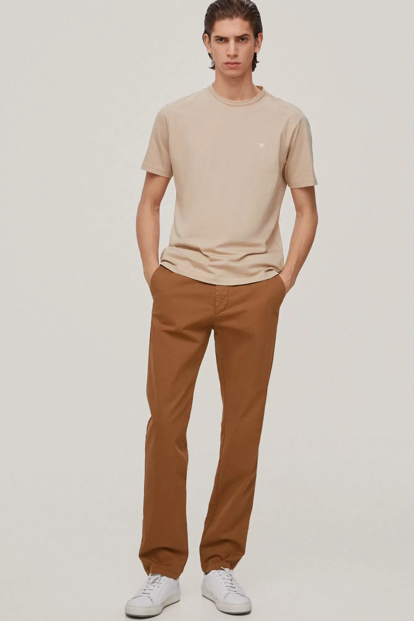 Online Pedro del Hierro Pantalon Chino Premium Flex Regular Fit Brown