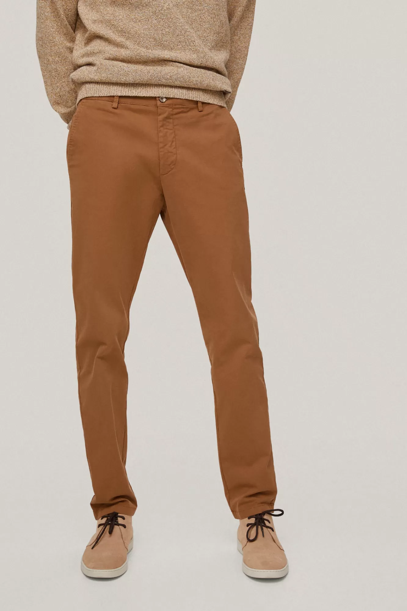 Fashion Pedro del Hierro Pantalon Chino Premium Flex Slim Fit Brown