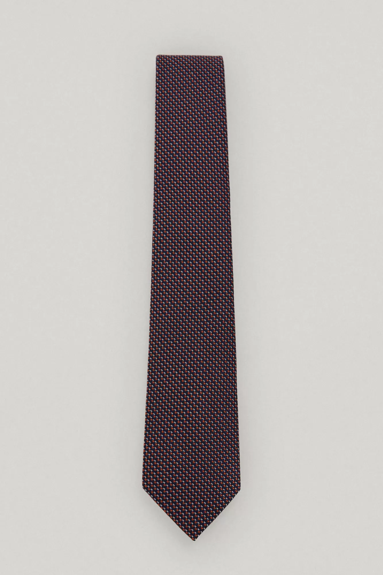 Cheap Pedro del Hierro Plain Silk Tie Blue