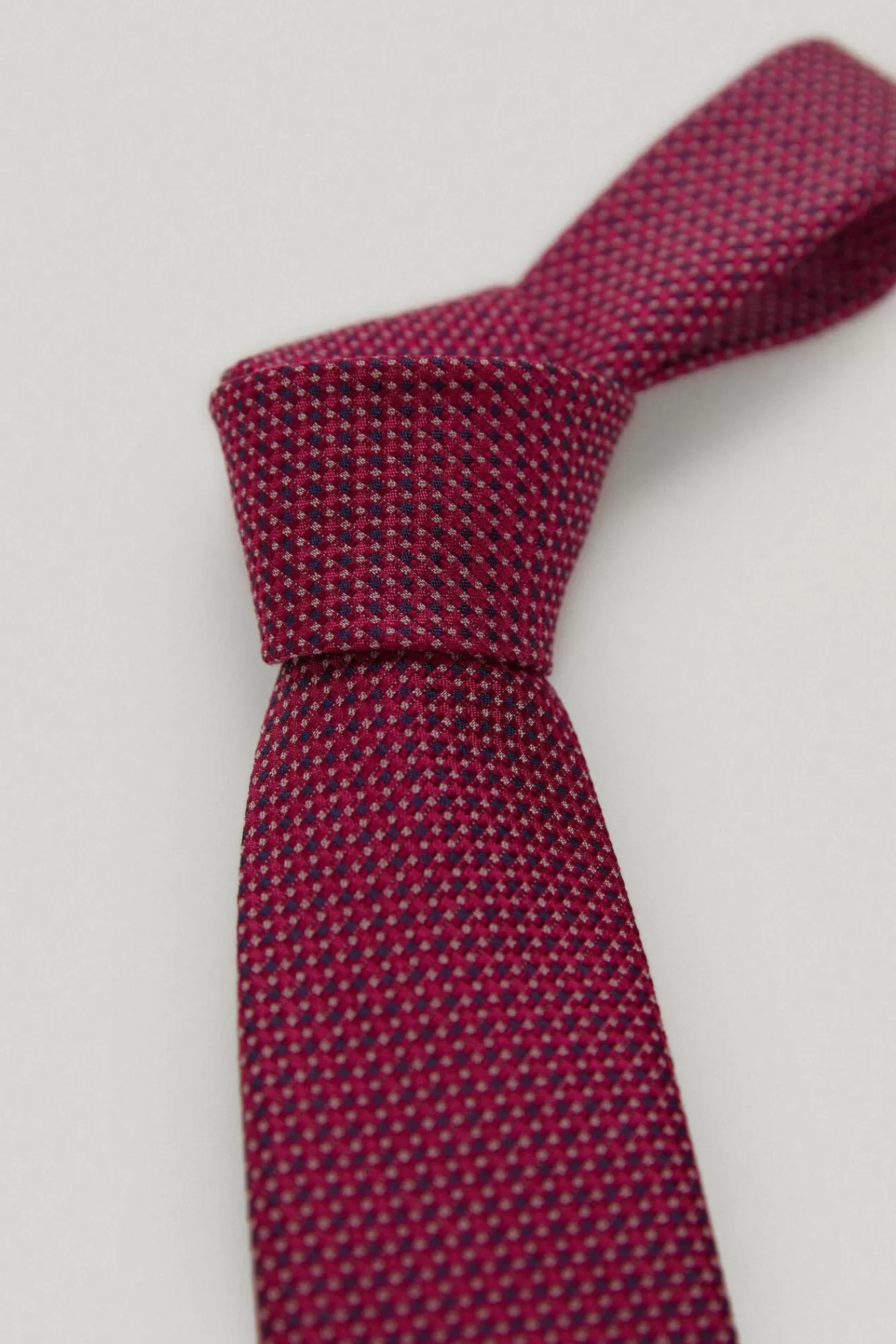 Outlet Pedro del Hierro Plain Silk Tie Pink